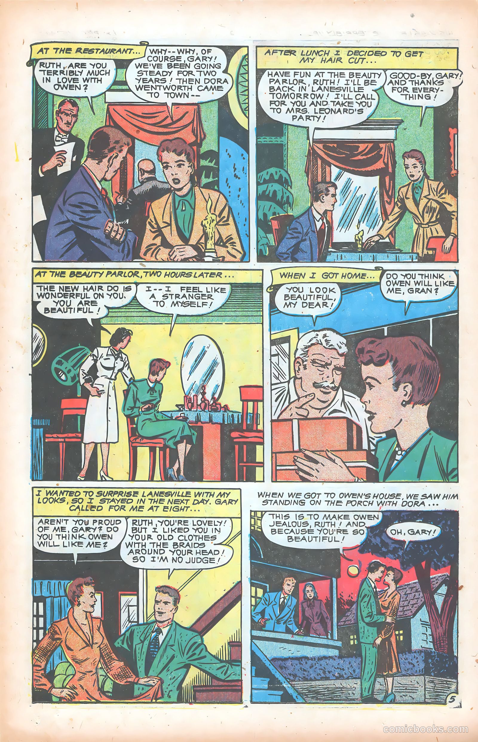 Glamorous Romances #55 (1951) — page 14 of 36