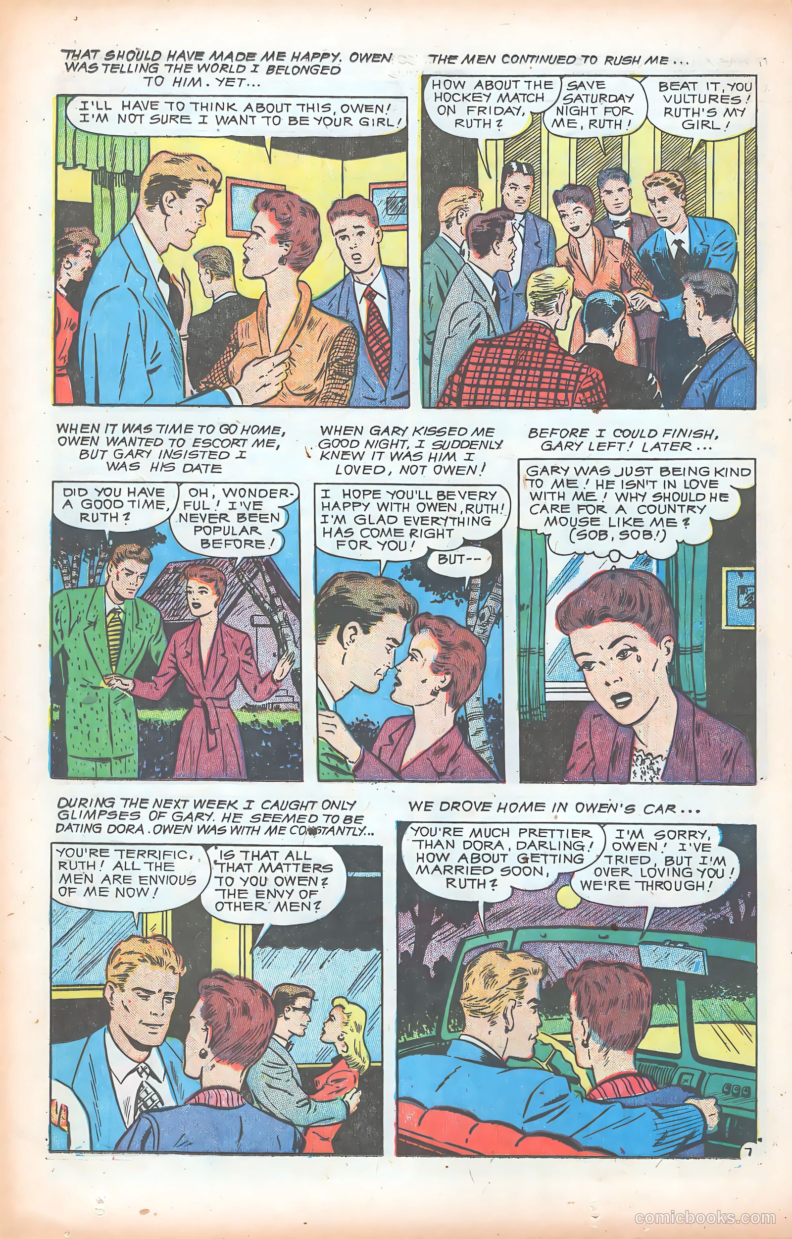 Glamorous Romances #55 (1951) — page 16 of 36
