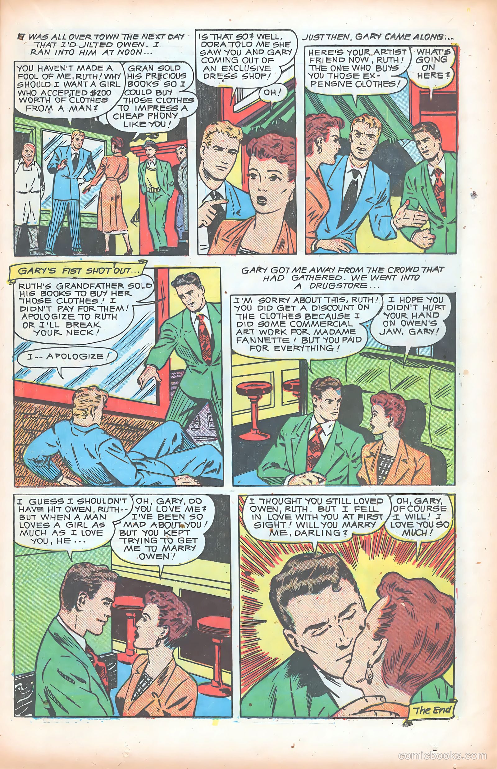 Glamorous Romances #55 (1951) — page 17 of 36