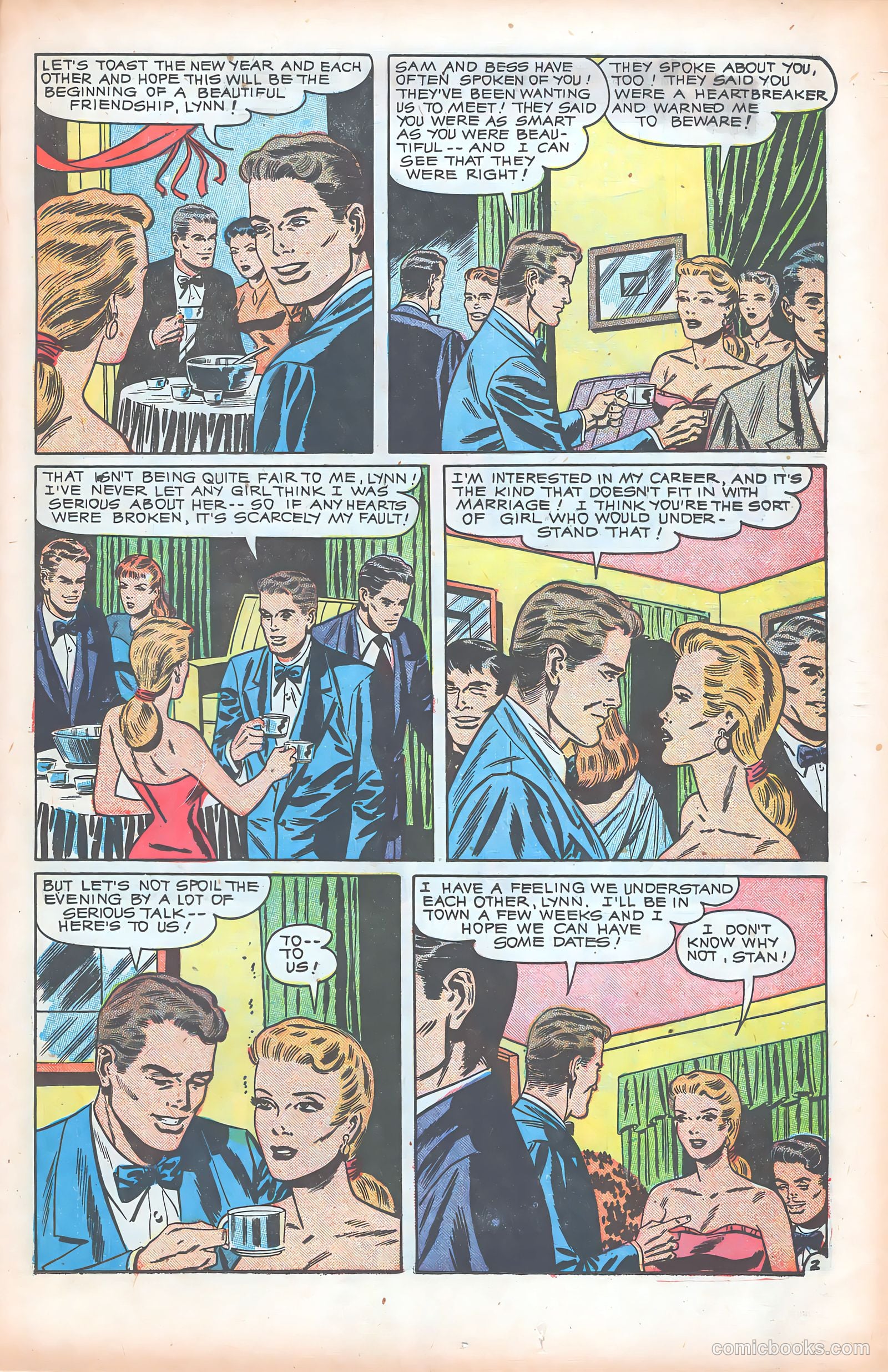 Glamorous Romances #55 (1951) — page 19 of 36