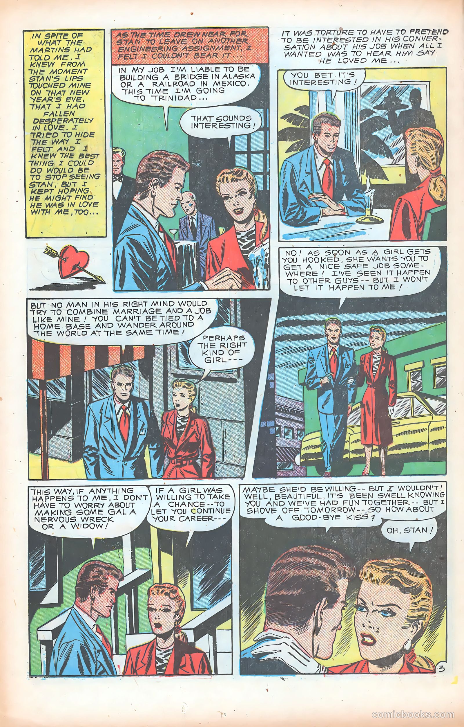 Glamorous Romances #55 (1951) — page 20 of 36