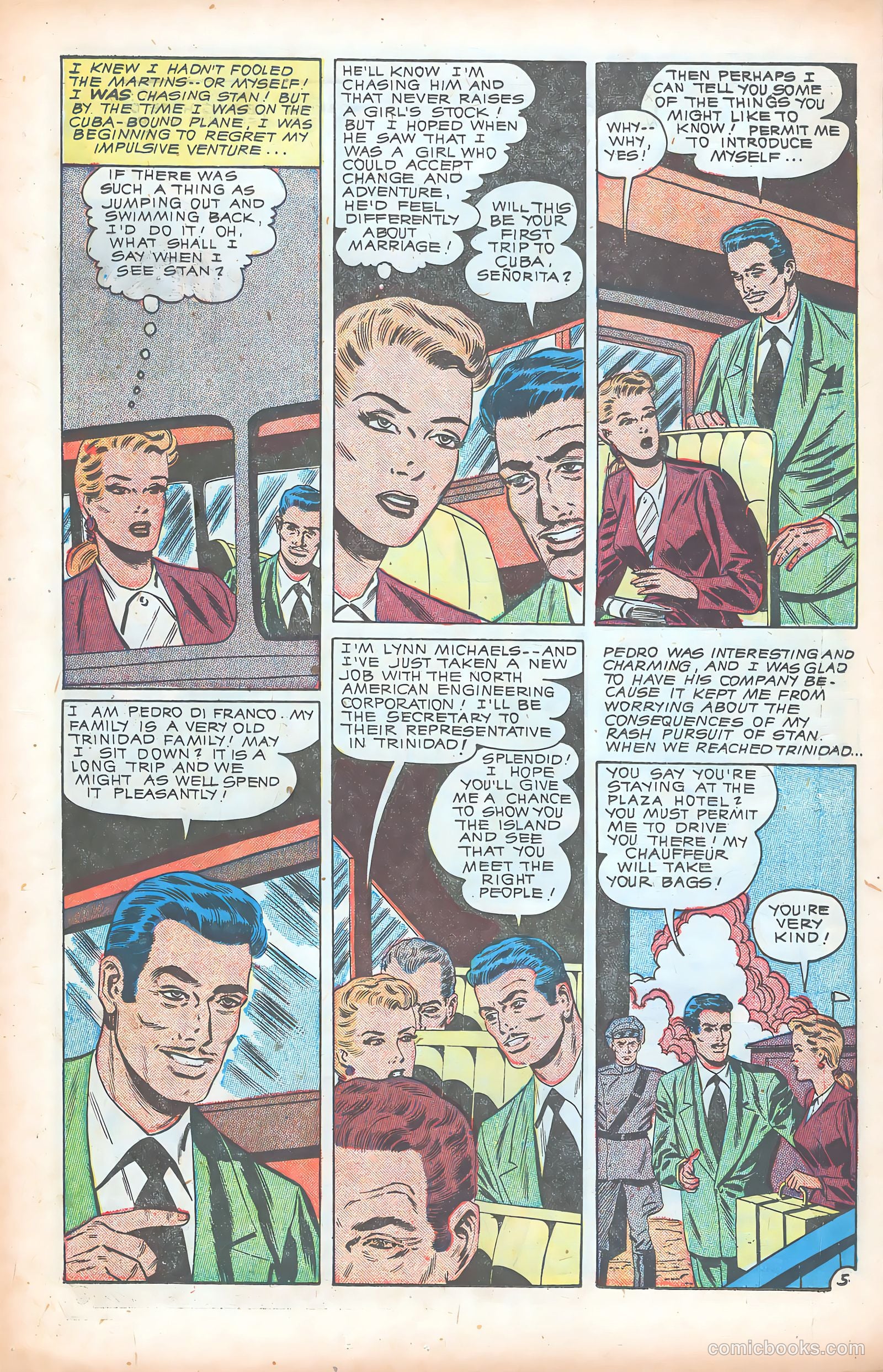 Glamorous Romances #55 (1951) — page 22 of 36