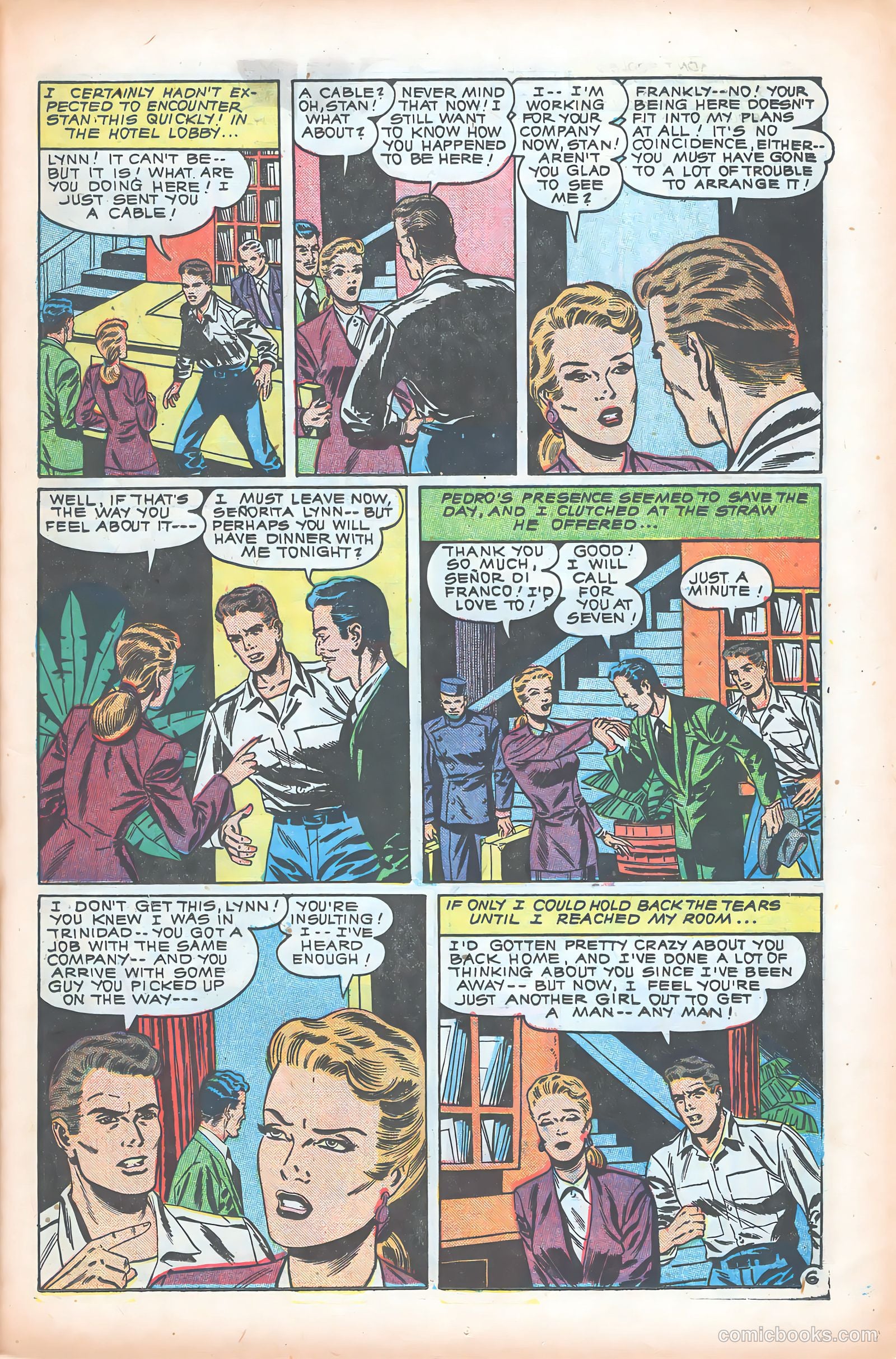 Glamorous Romances #55 (1951) — page 23 of 36