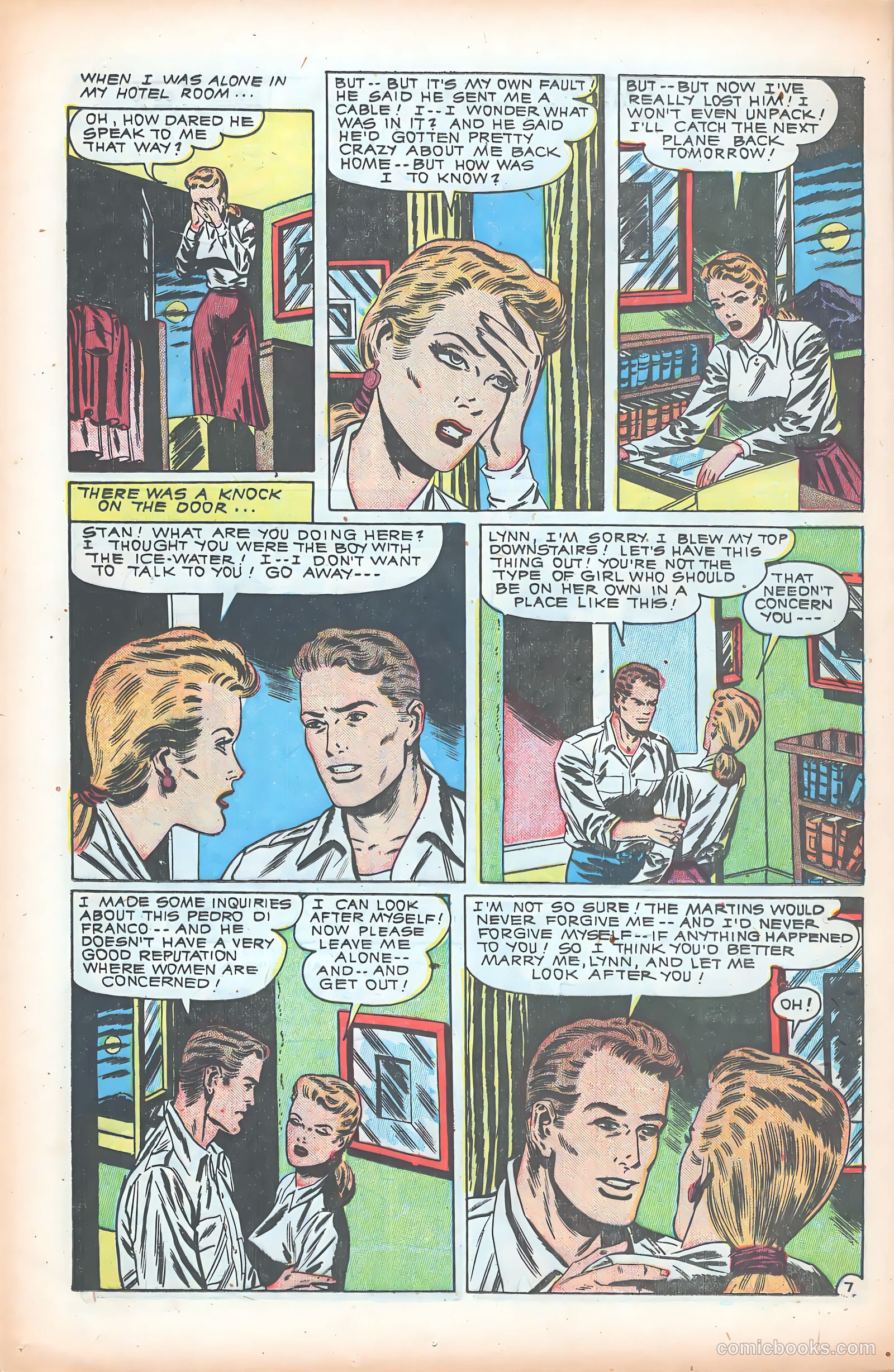 Glamorous Romances #55 (1951) — page 24 of 36