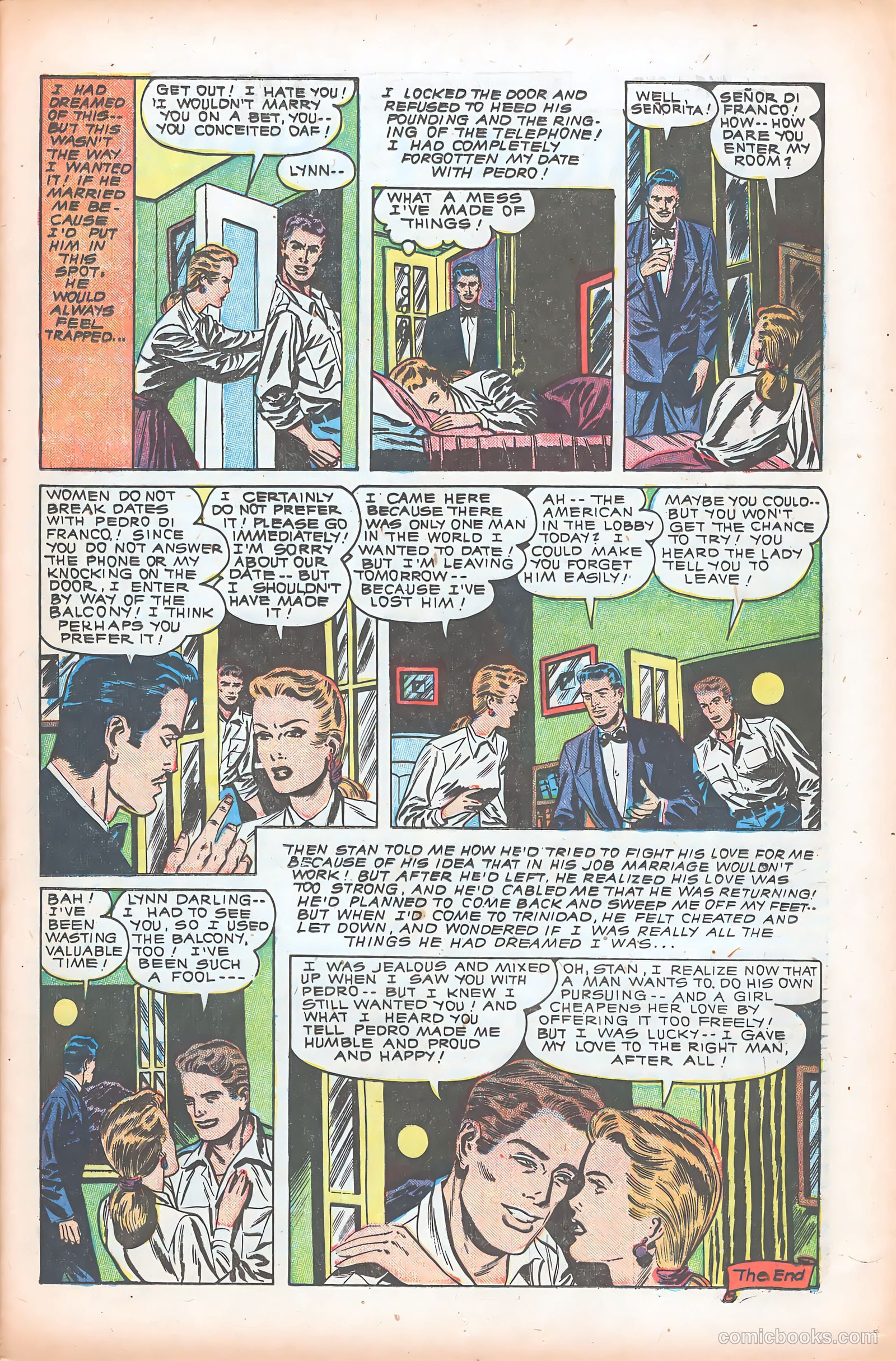 Glamorous Romances #55 (1951) — page 25 of 36