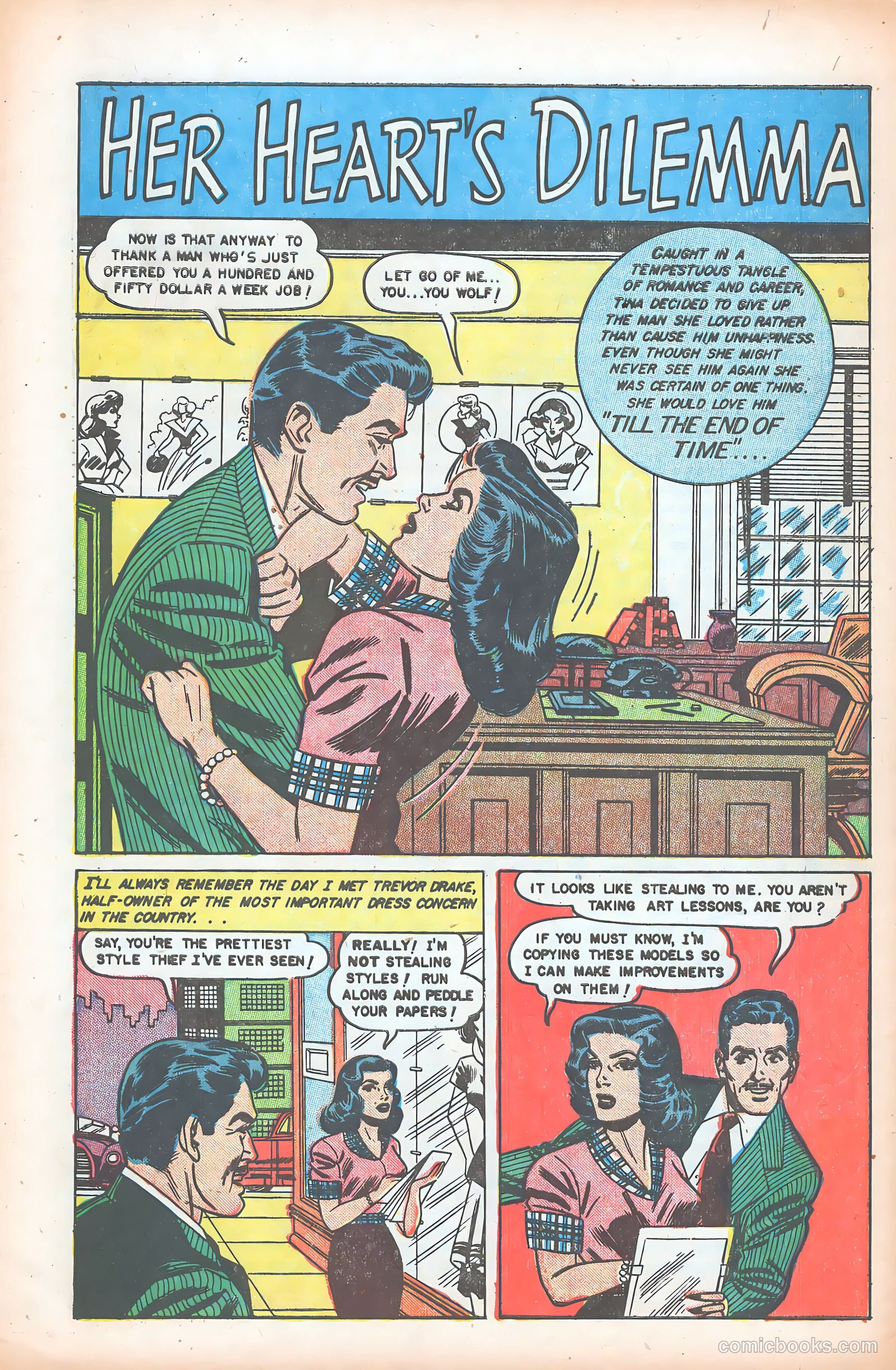 Glamorous Romances #55 (1951) — page 28 of 36
