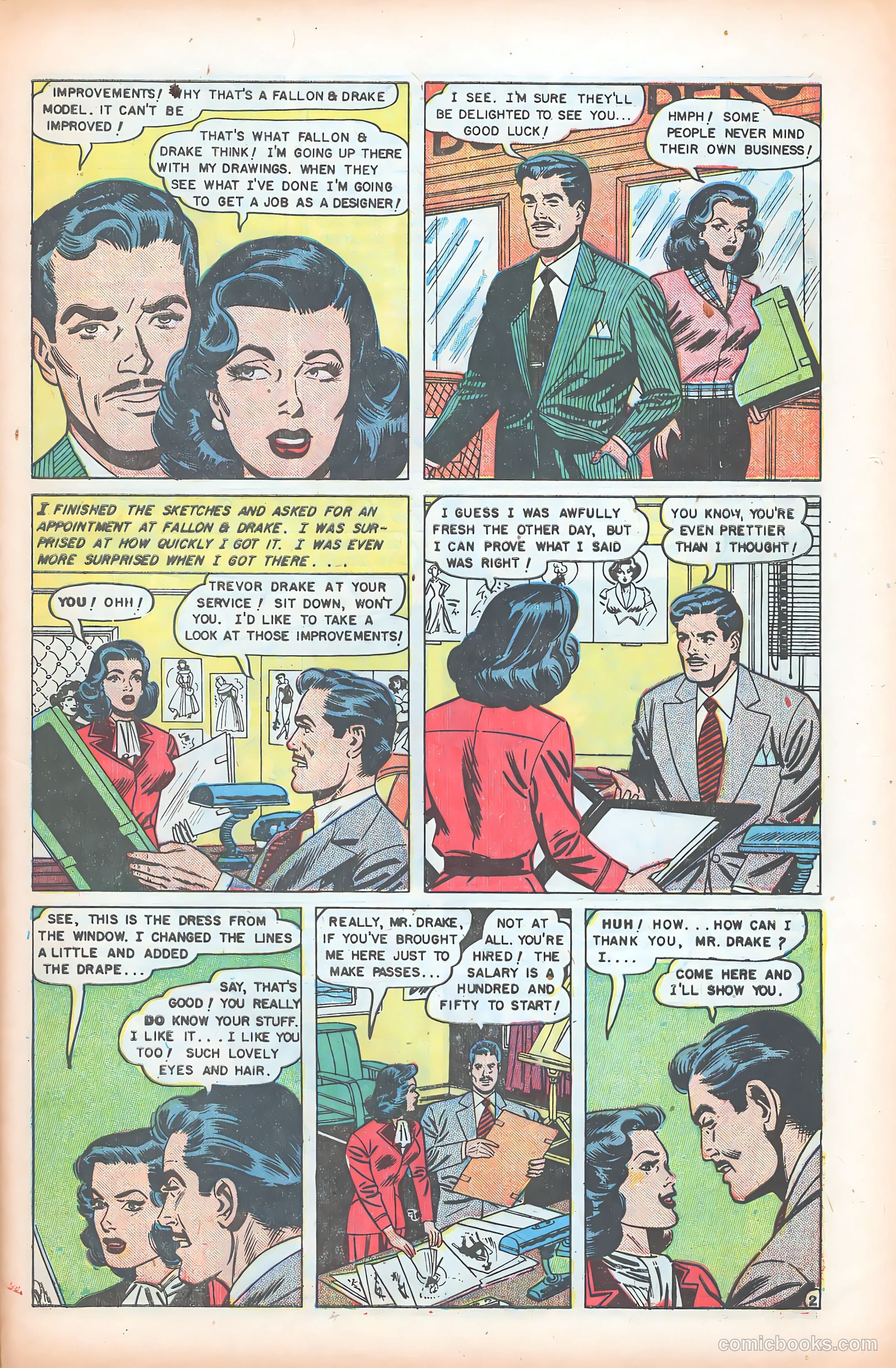 Glamorous Romances #55 (1951) — page 29 of 36