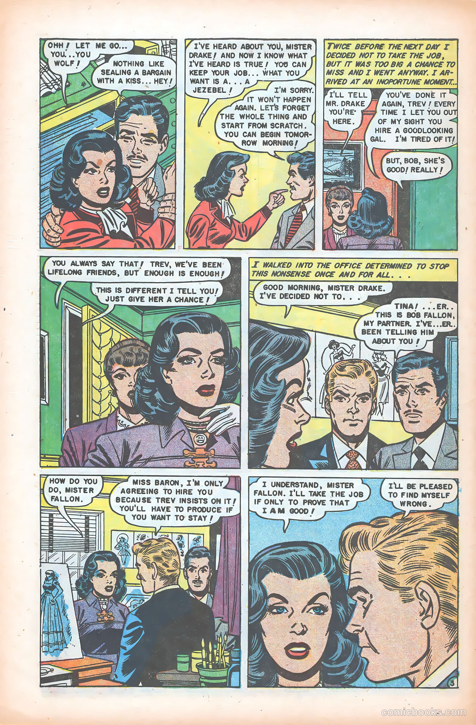 Glamorous Romances #55 (1951) — page 30 of 36