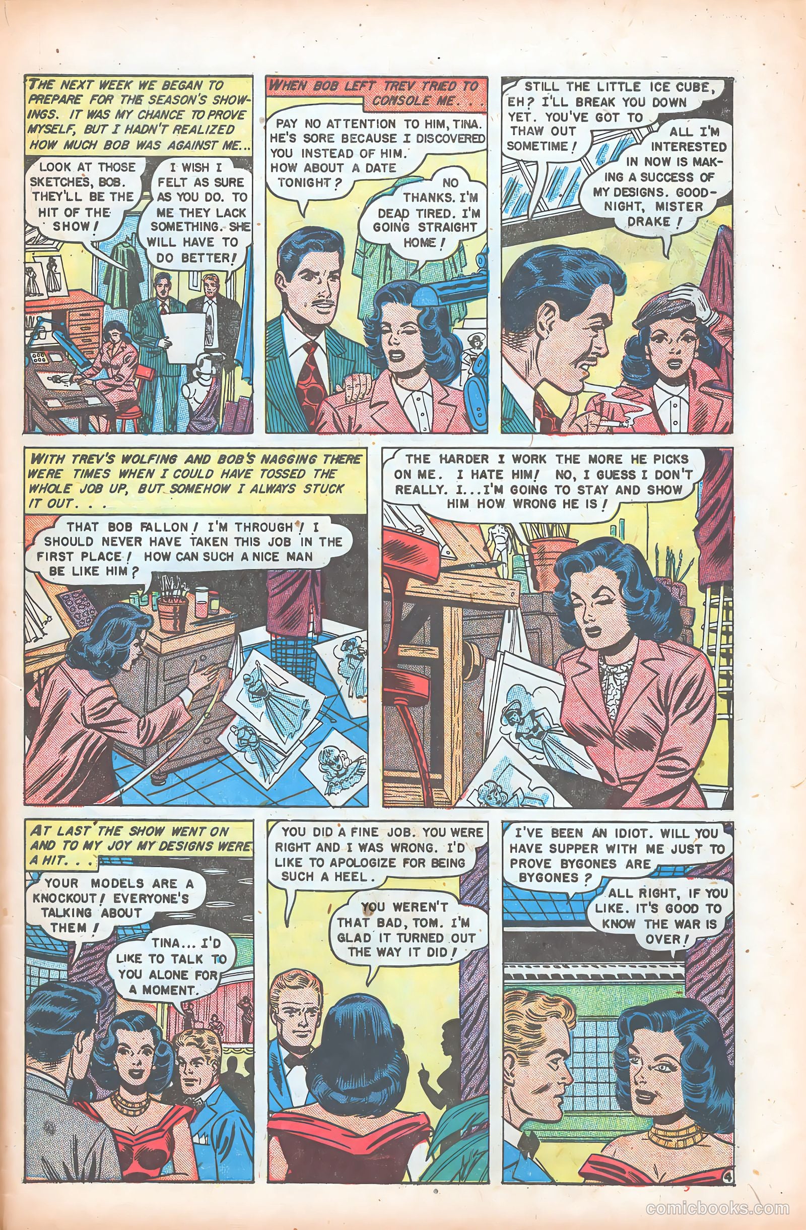 Glamorous Romances #55 (1951) — page 31 of 36