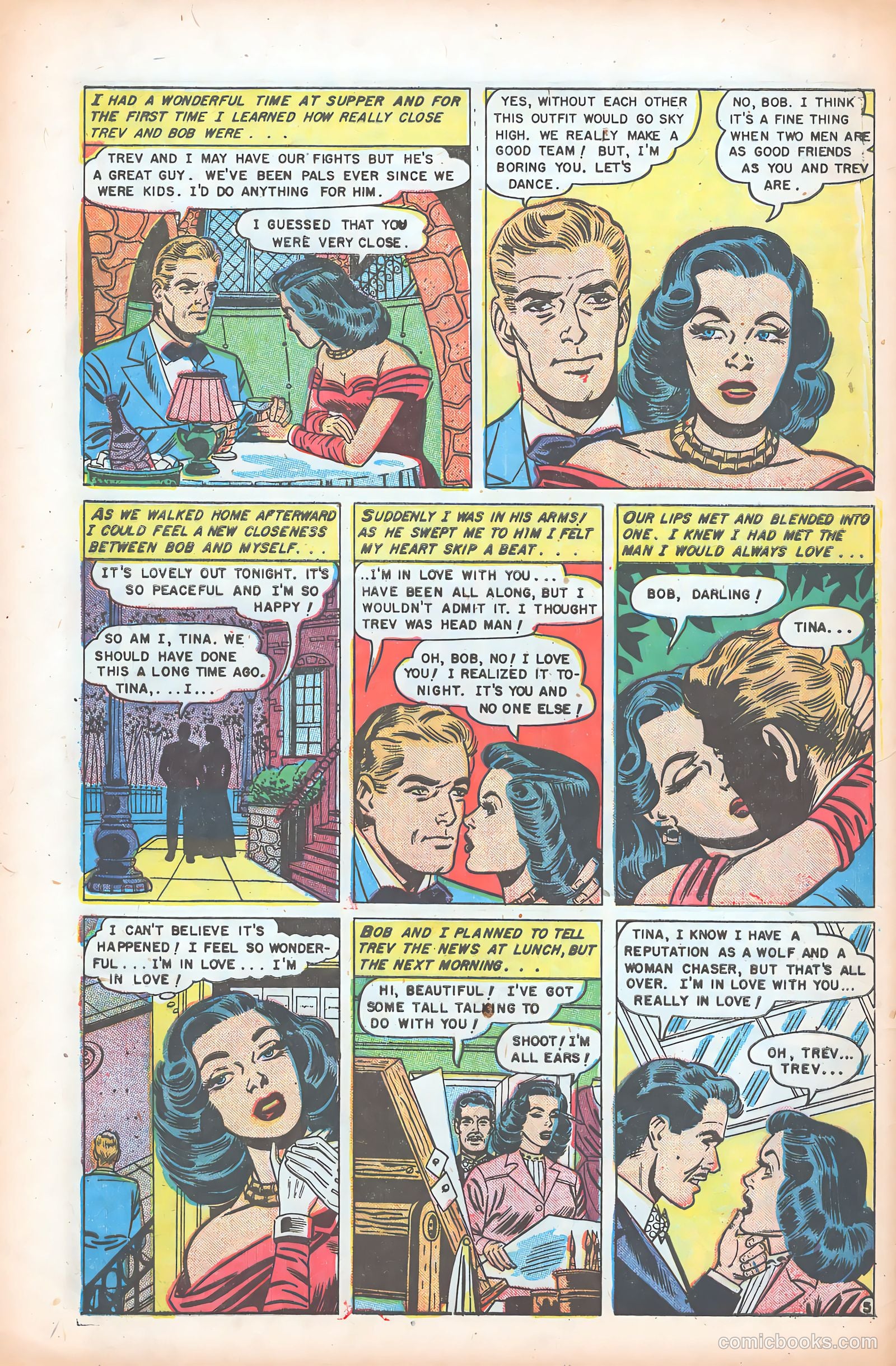 Glamorous Romances #55 (1951) — page 32 of 36