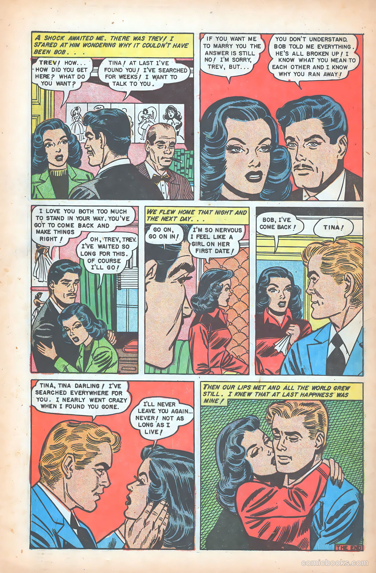 Glamorous Romances #55 (1951) — page 34 of 36