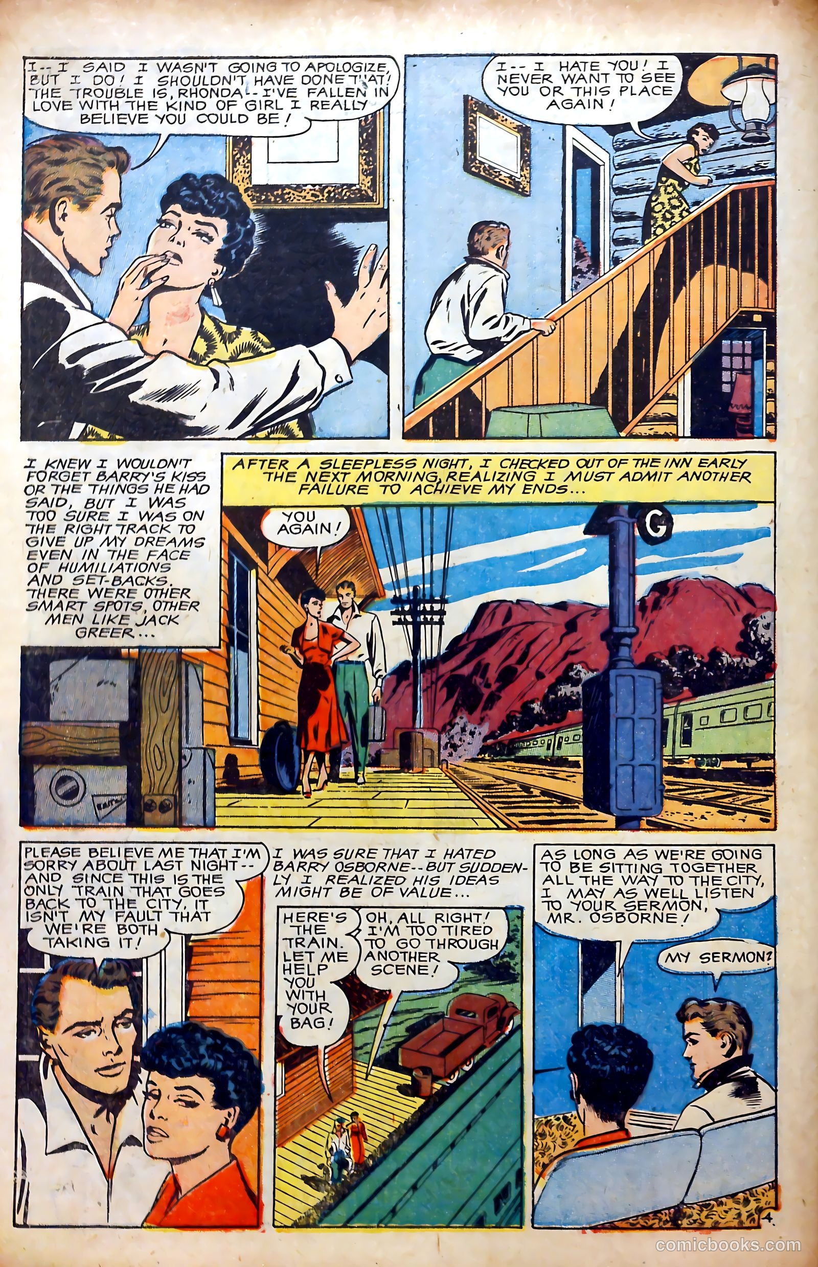 Glamorous Romances #56 (1951) — page 6 of 36