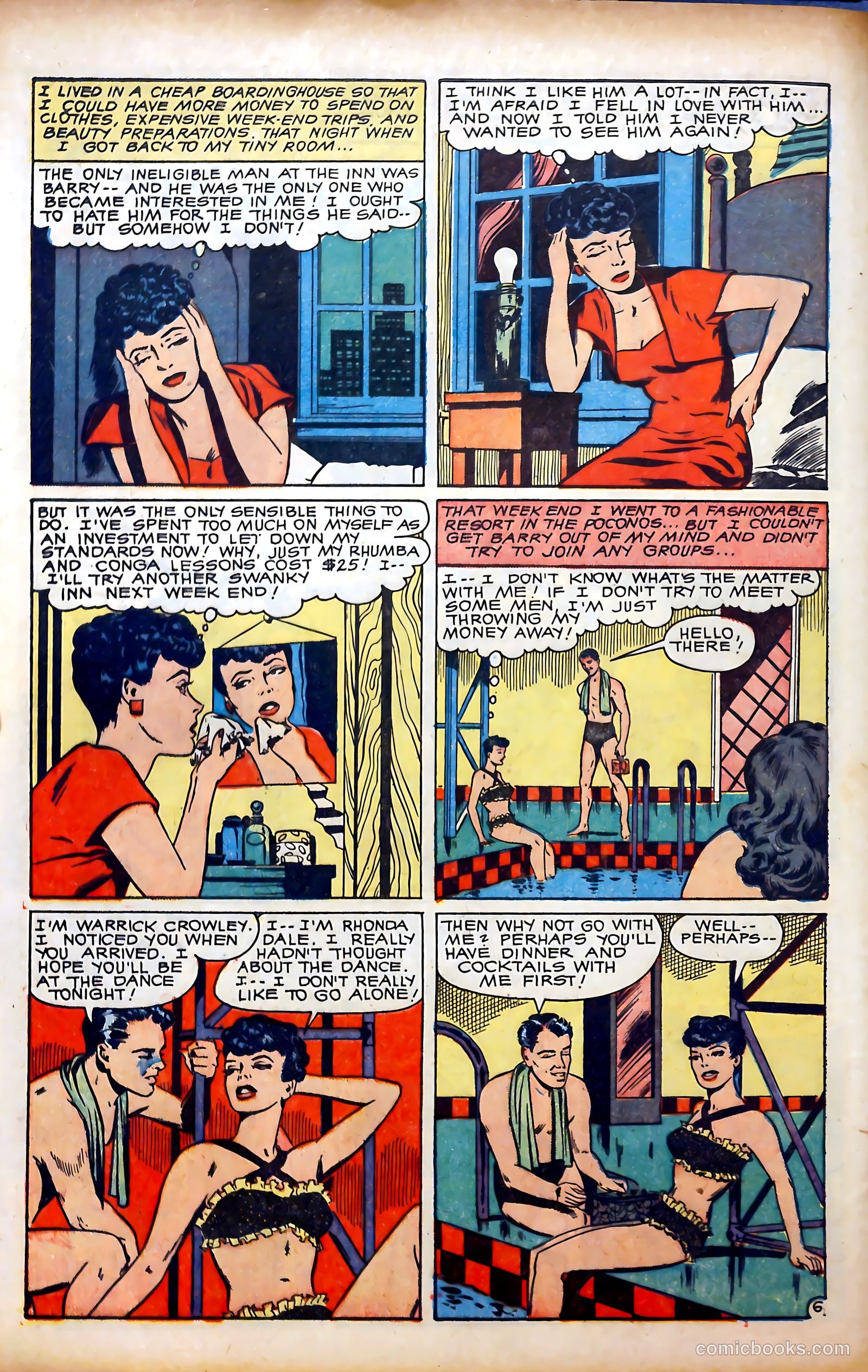 Glamorous Romances #56 (1951) — page 8 of 36