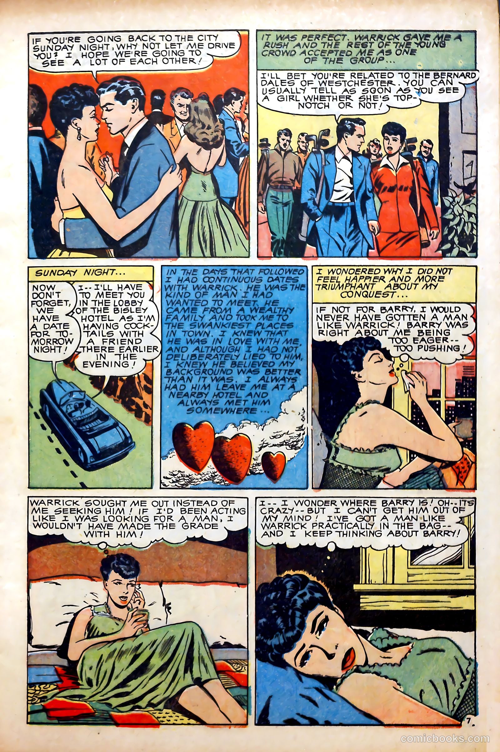 Glamorous Romances #56 (1951) — page 9 of 36