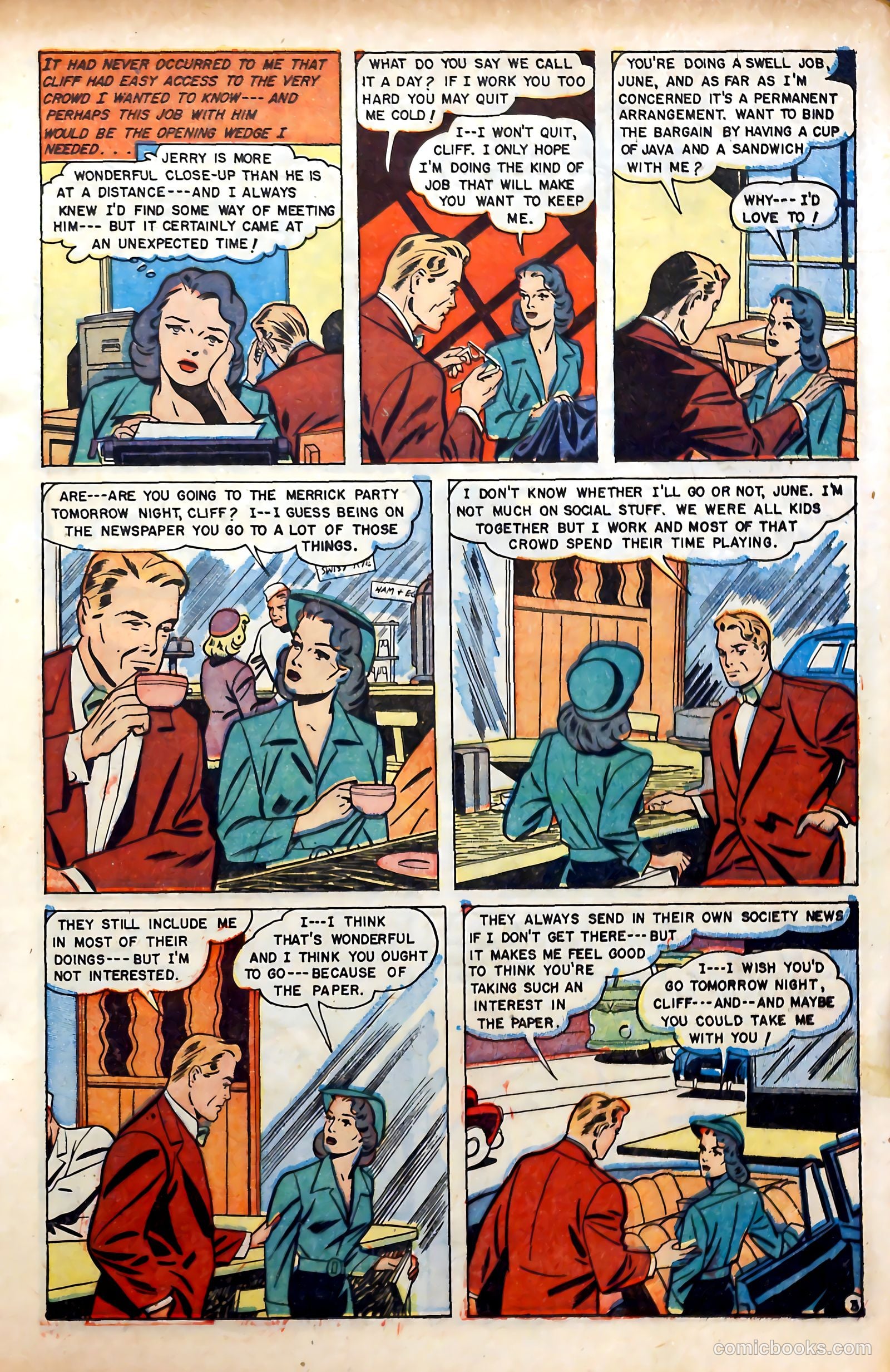 Glamorous Romances #56 (1951) — page 13 of 36