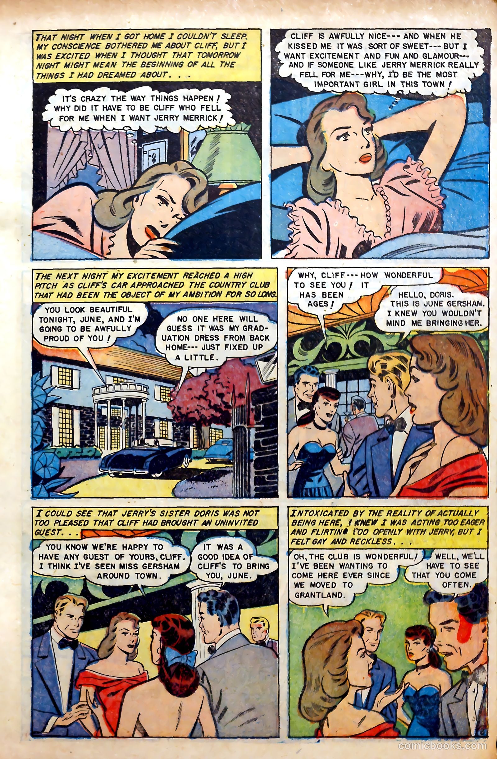 Glamorous Romances #56 (1951) — page 15 of 36