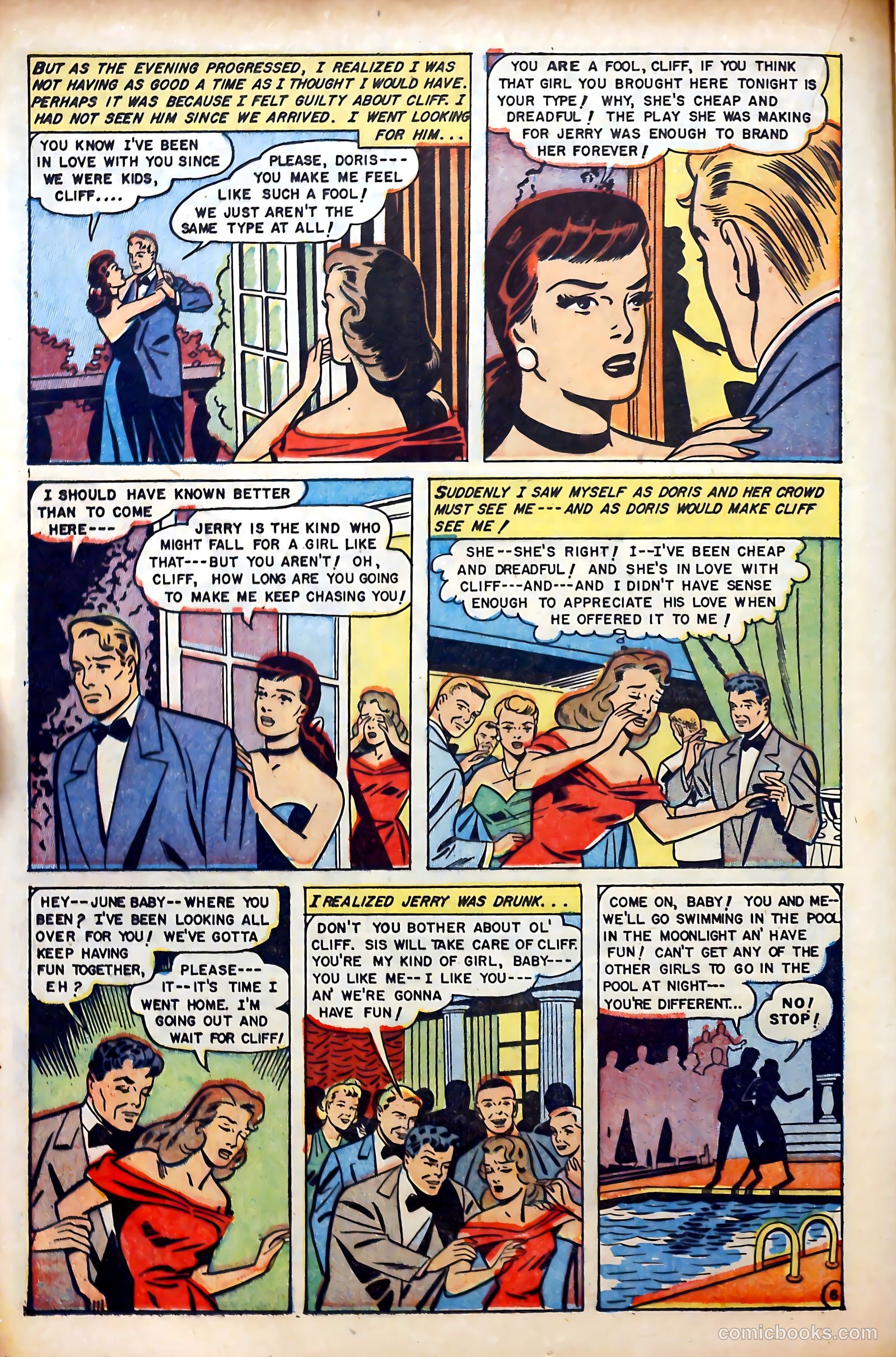 Glamorous Romances #56 (1951) — page 16 of 36