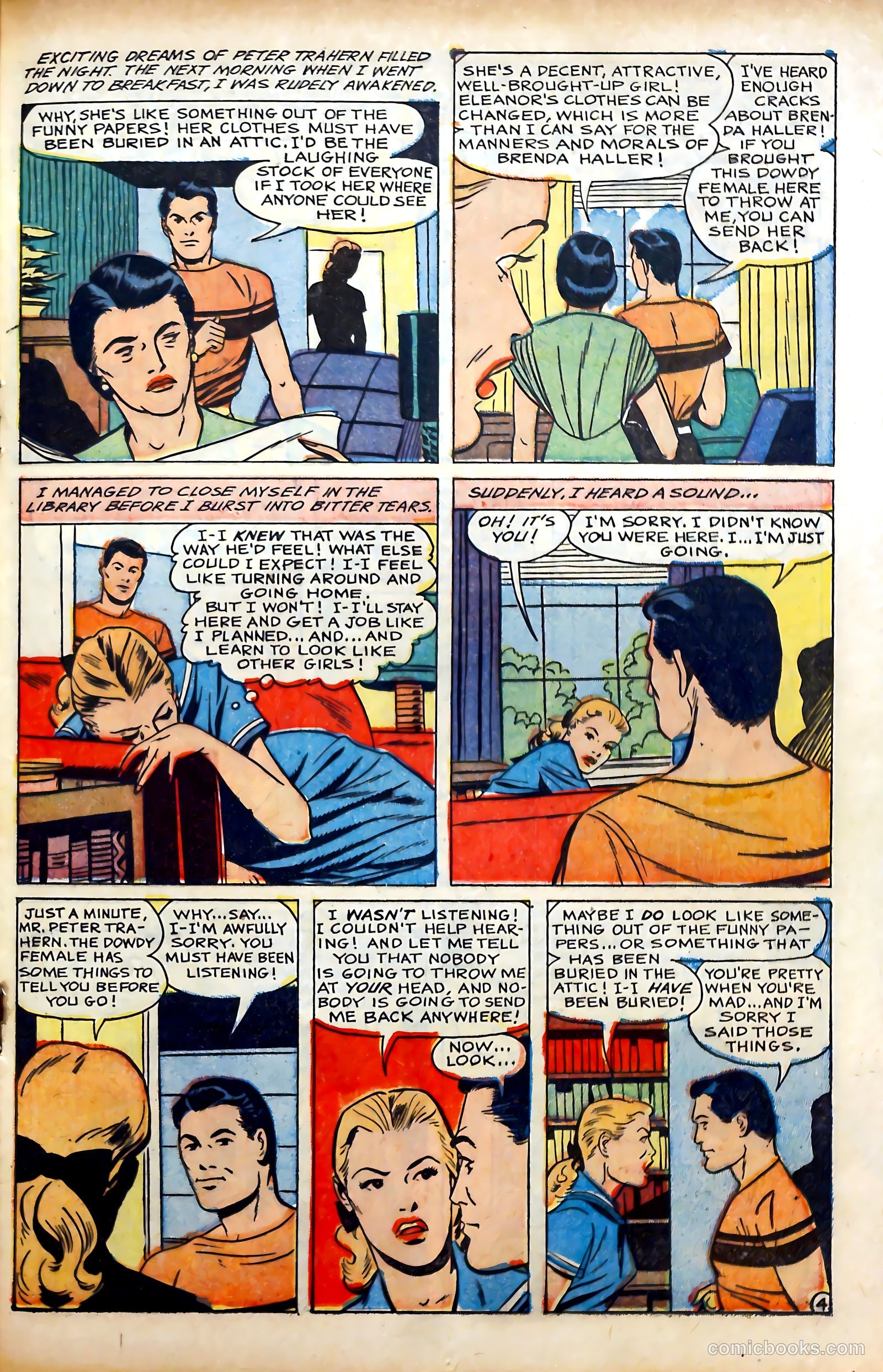 Glamorous Romances #56 (1951) — page 21 of 36