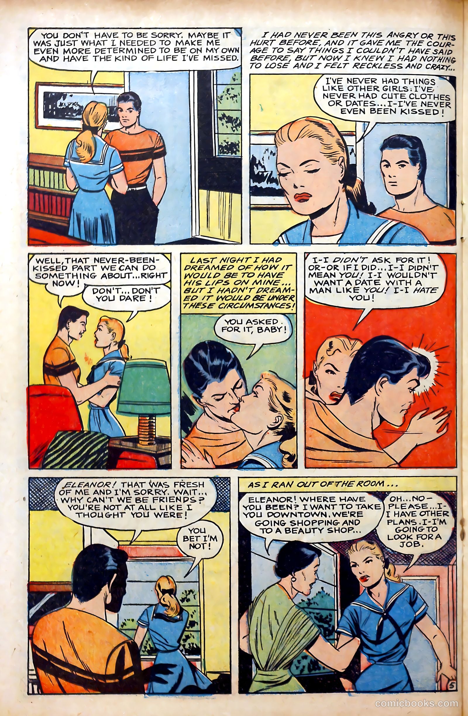 Glamorous Romances #56 (1951) — page 22 of 36
