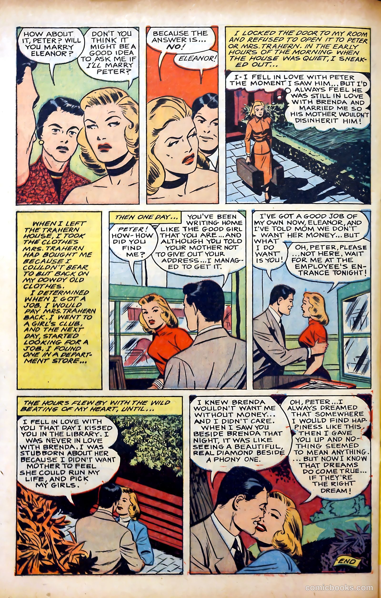 Glamorous Romances #56 (1951) — page 24 of 36