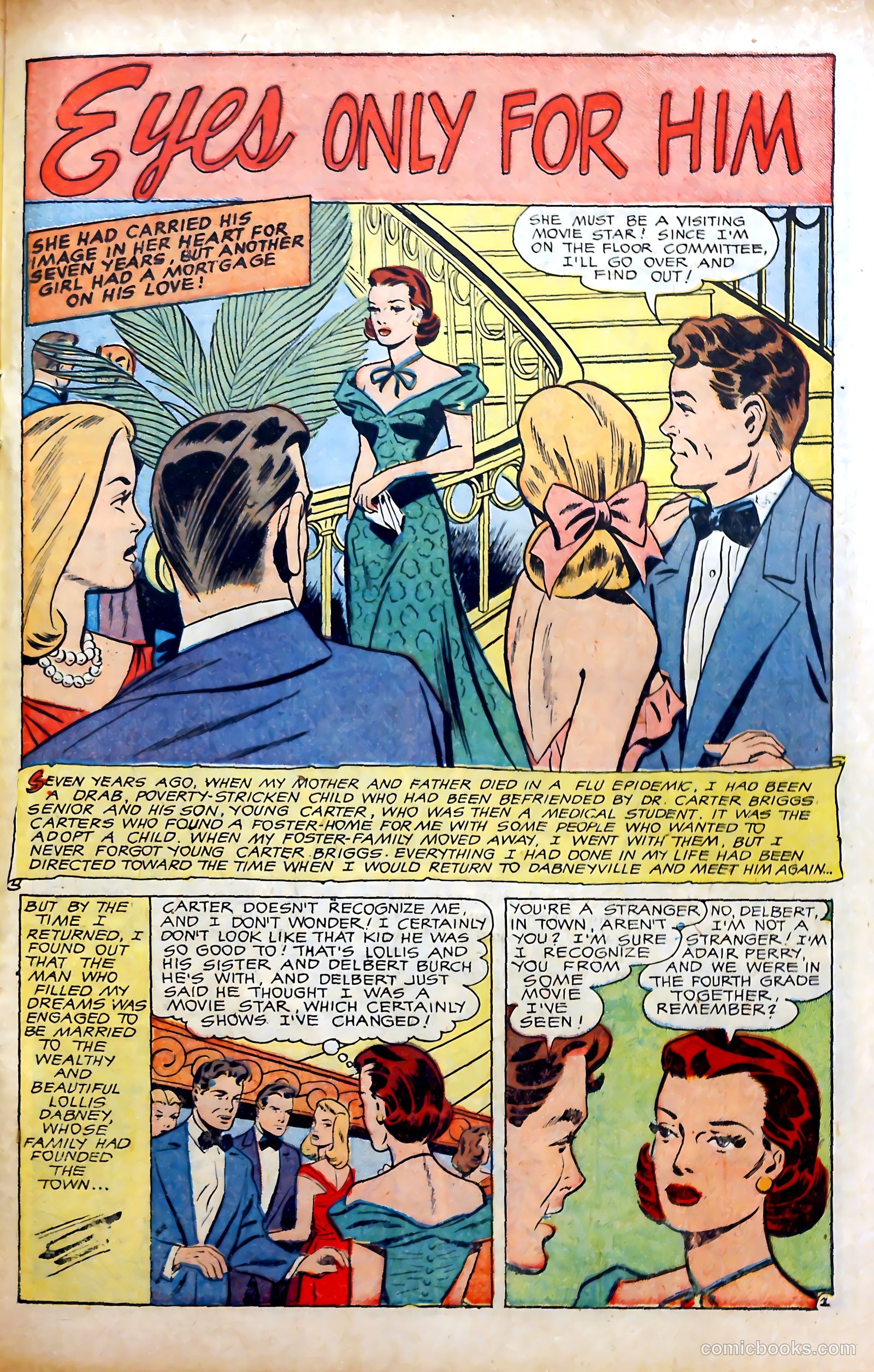 Glamorous Romances #56 (1951) — page 27 of 36