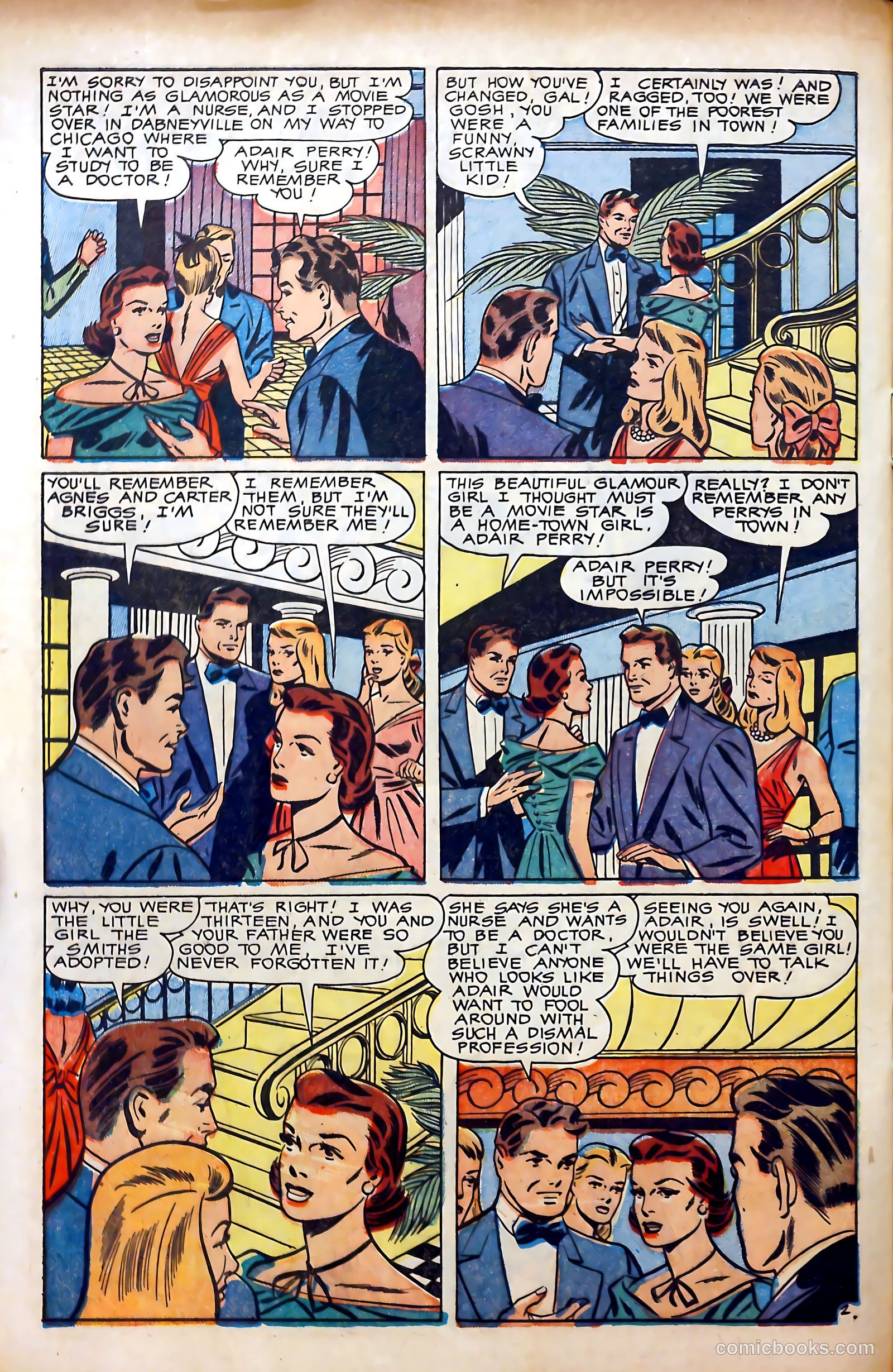 Glamorous Romances #56 (1951) — page 28 of 36