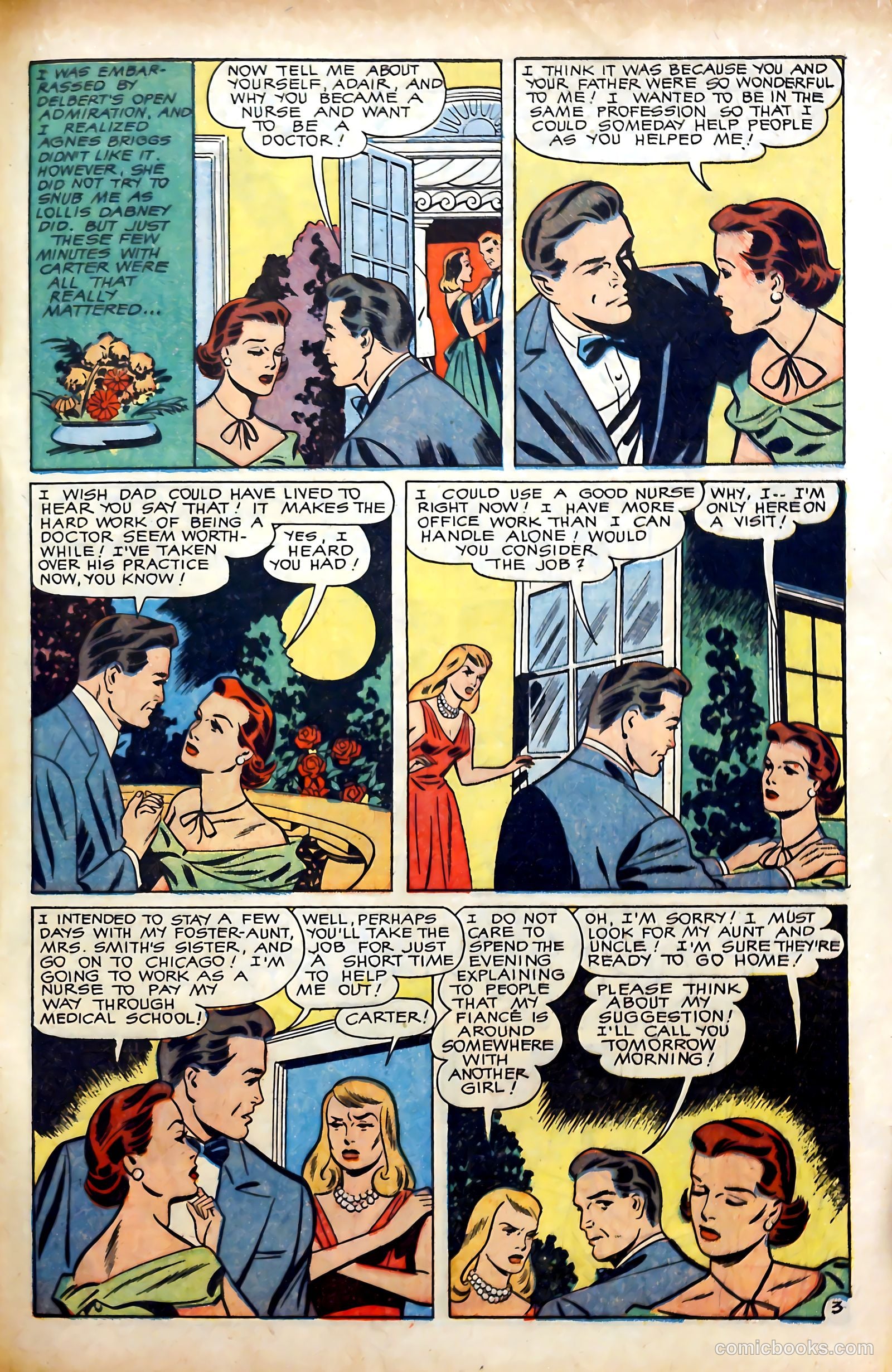 Glamorous Romances #56 (1951) — page 29 of 36