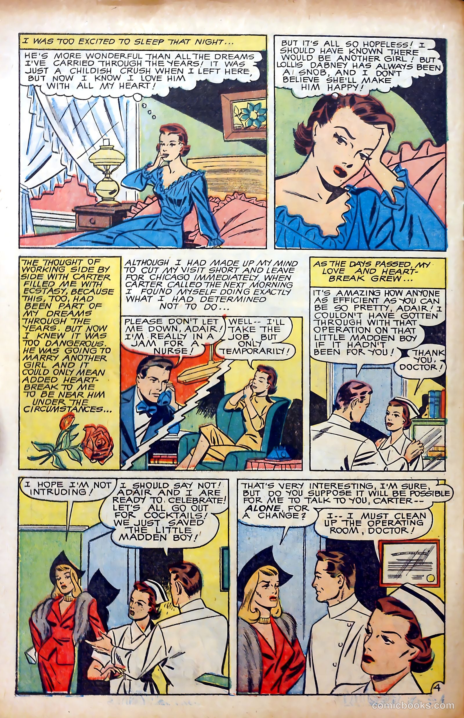 Glamorous Romances #56 (1951) — page 30 of 36