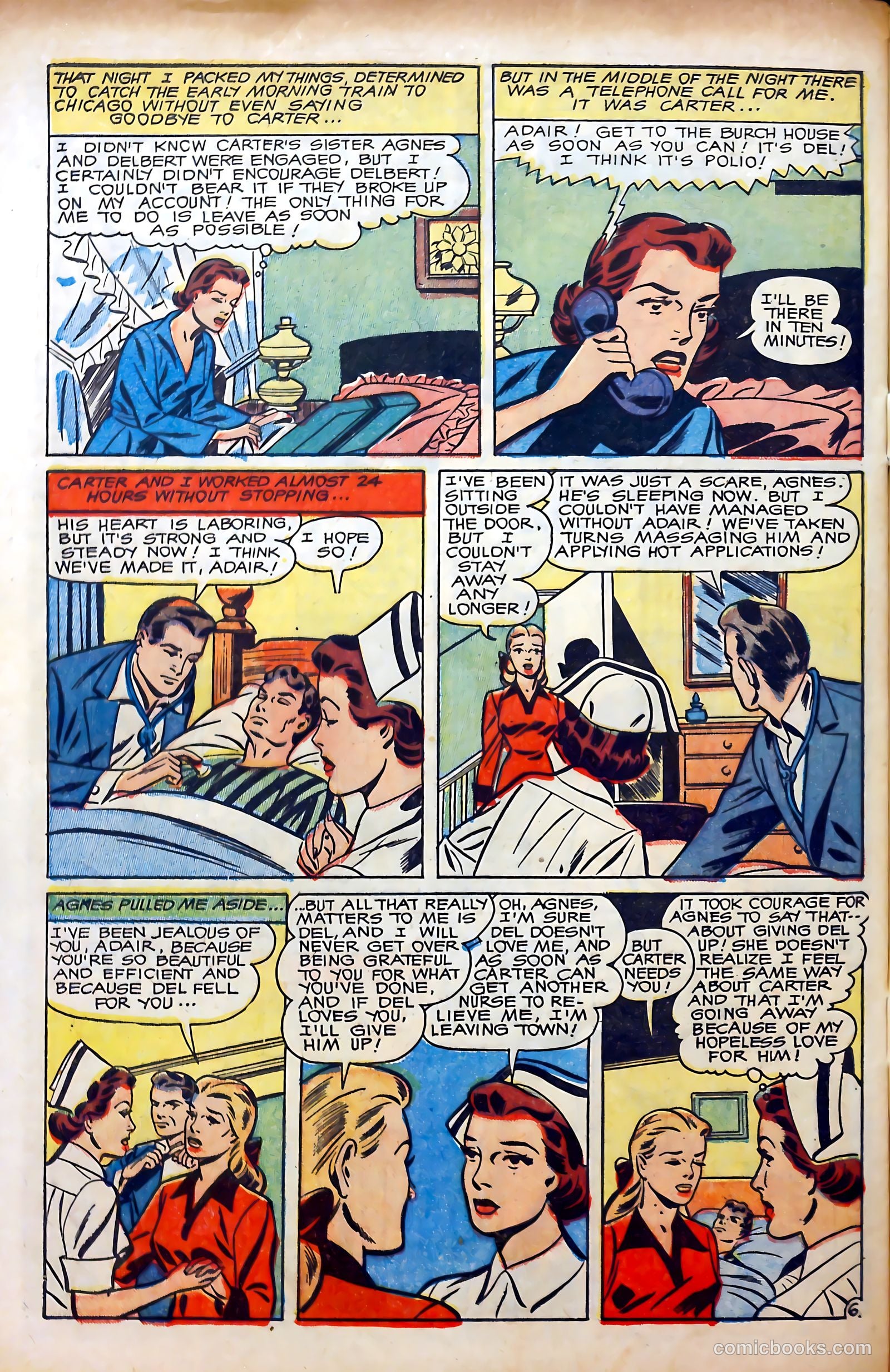 Glamorous Romances #56 (1951) — page 32 of 36