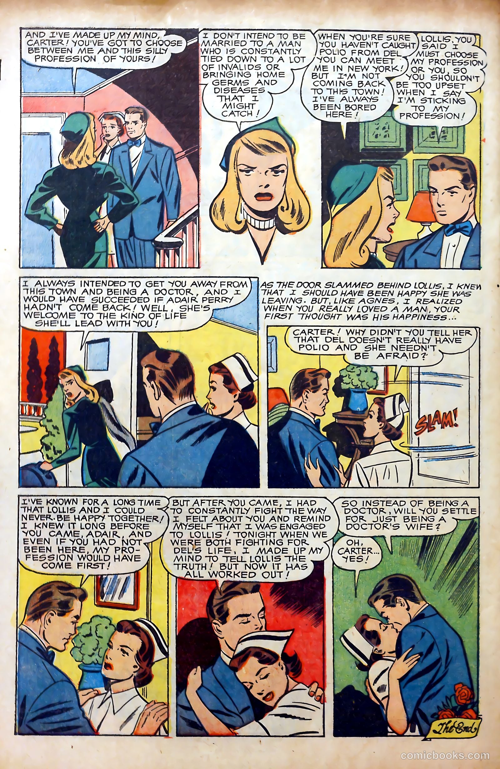 Glamorous Romances #56 (1951) — page 34 of 36