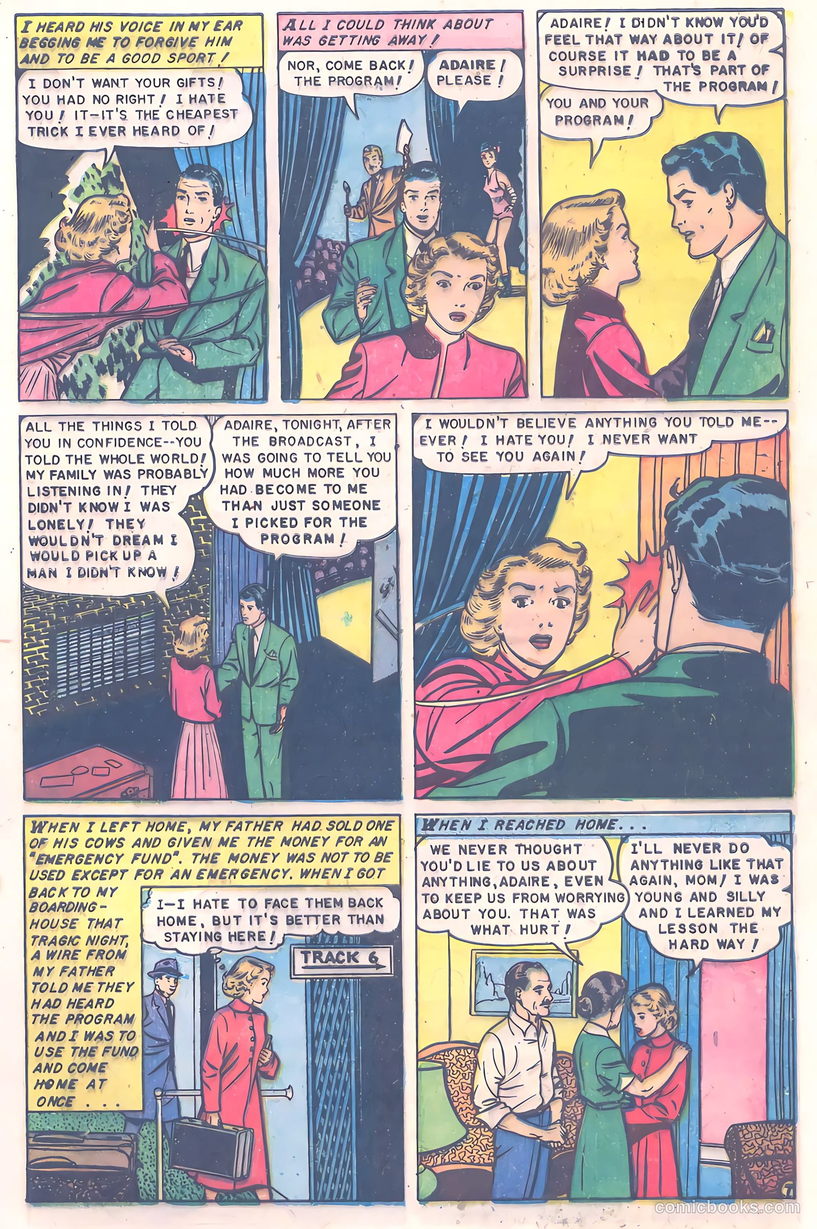 Glamorous Romances #57 (1952) — page 9 of 36
