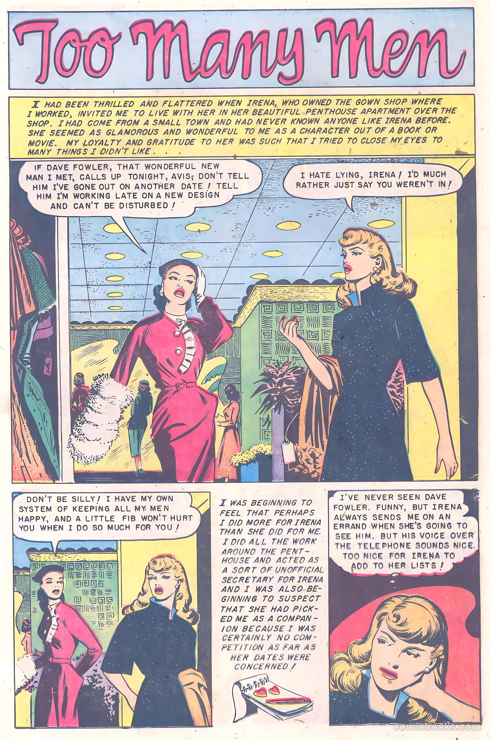 Glamorous Romances #57 (1952) — page 11 of 36