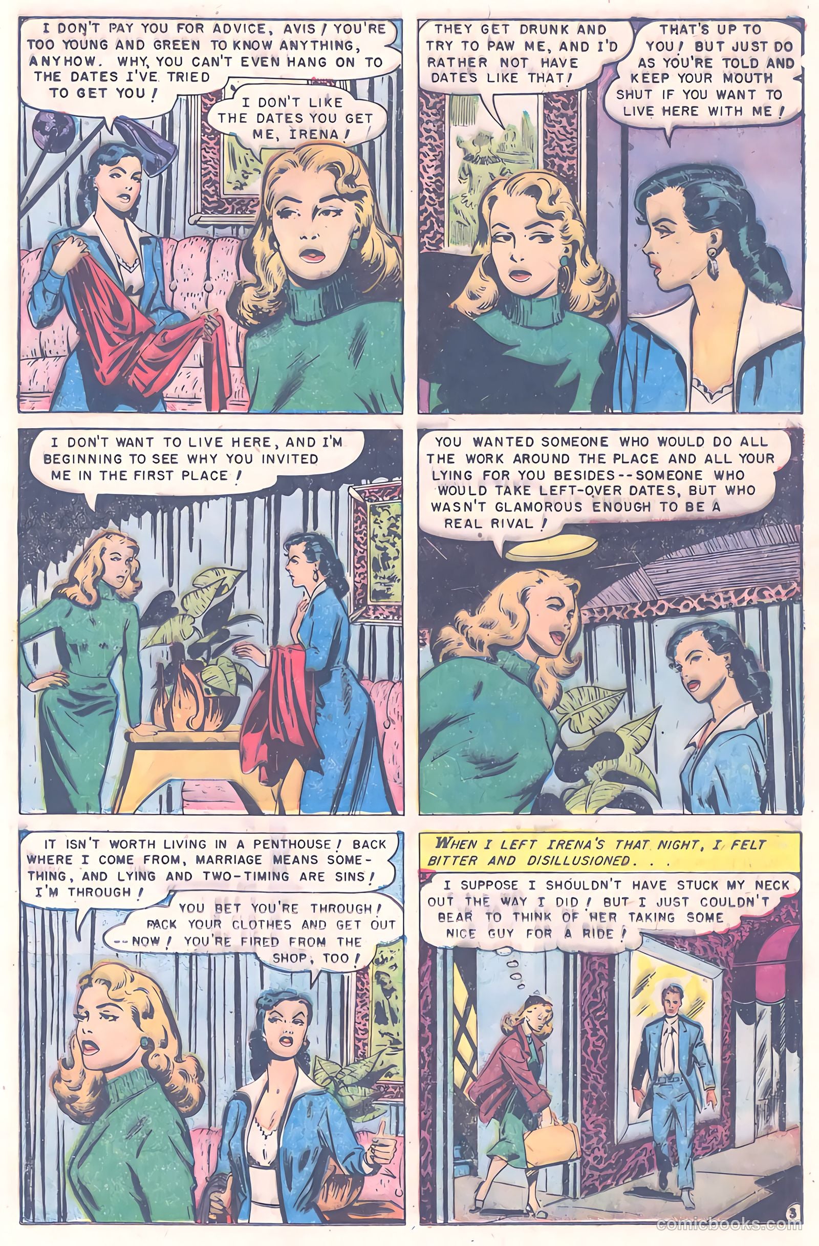 Glamorous Romances #57 (1952) — page 13 of 36