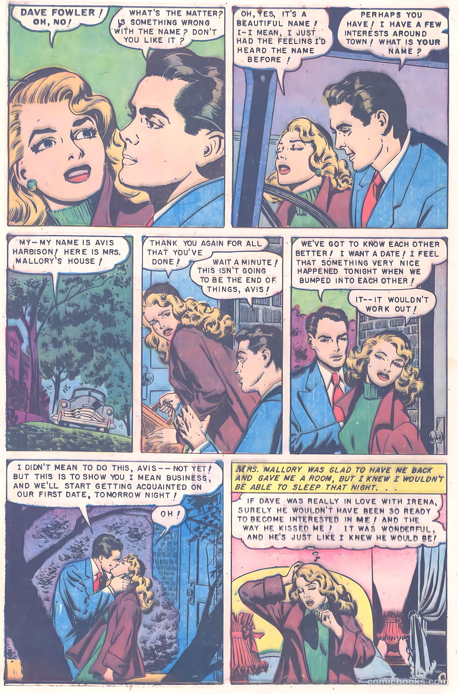 Glamorous Romances #57 (1952) — page 16 of 36