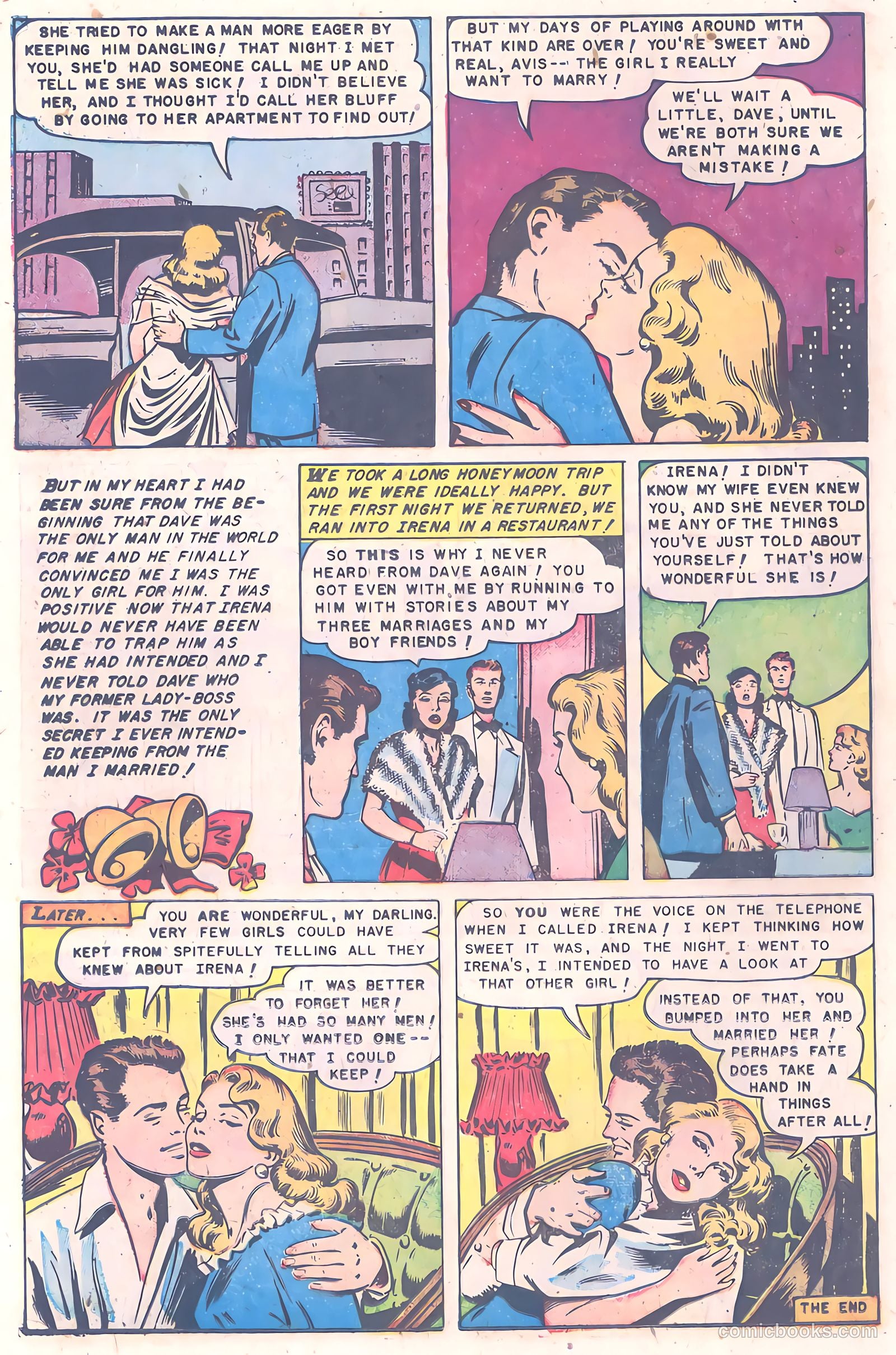 Glamorous Romances #57 (1952) — page 18 of 36