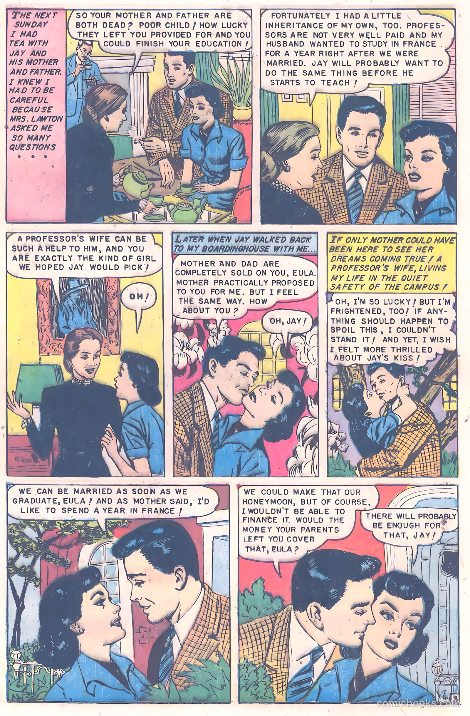 Glamorous Romances #57 (1952) — page 21 of 36