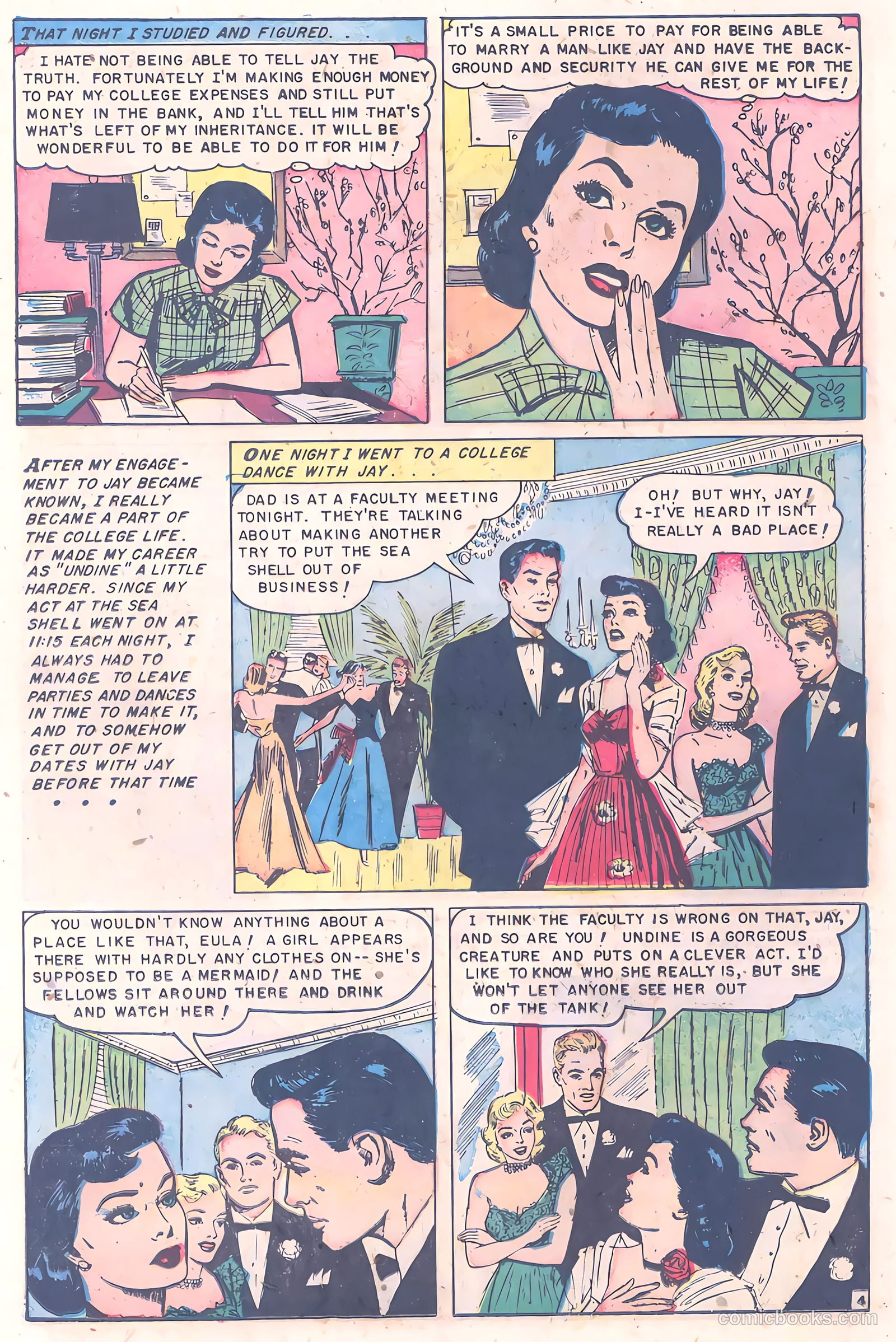 Glamorous Romances #57 (1952) — page 22 of 36