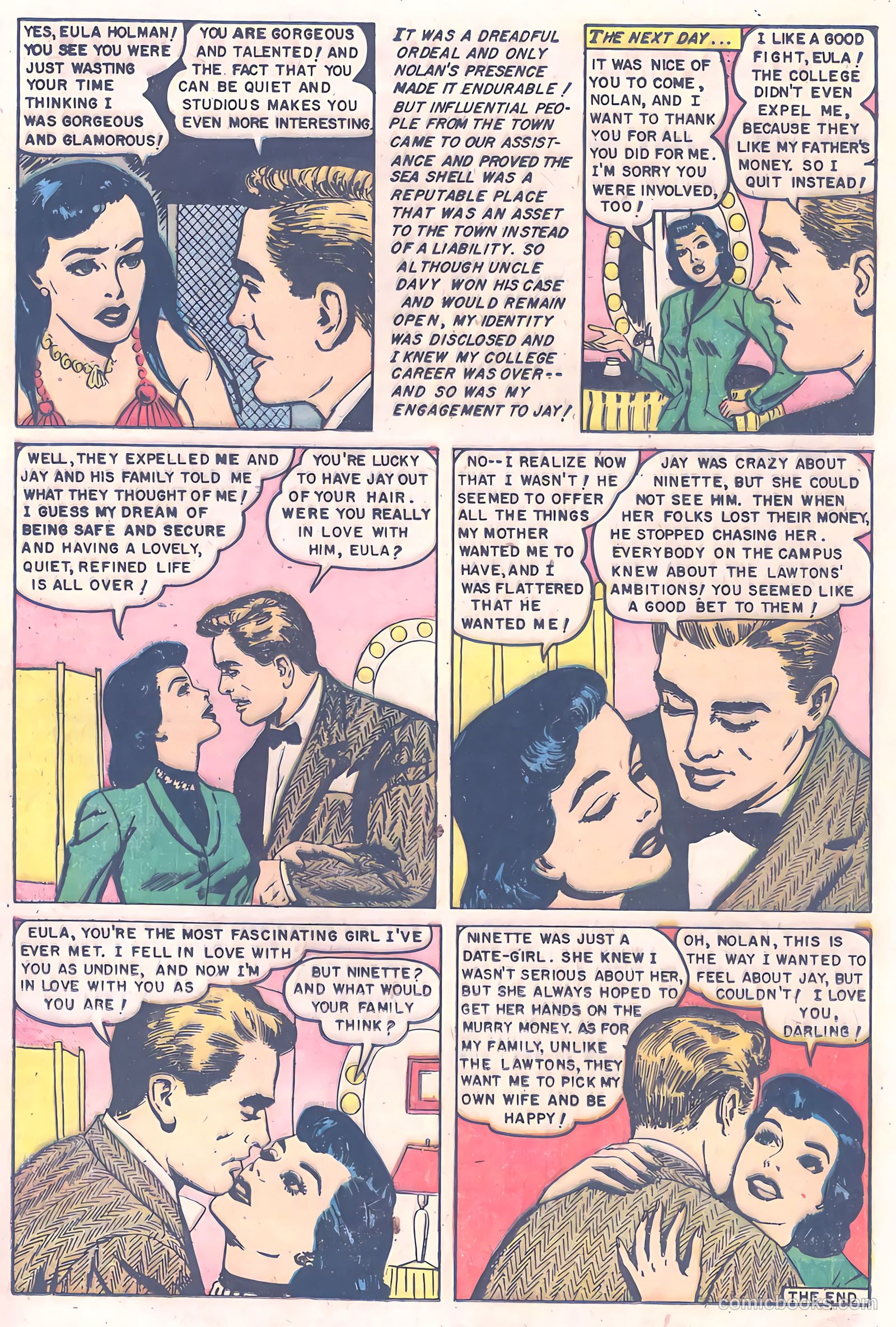 Glamorous Romances #57 (1952) — page 25 of 36
