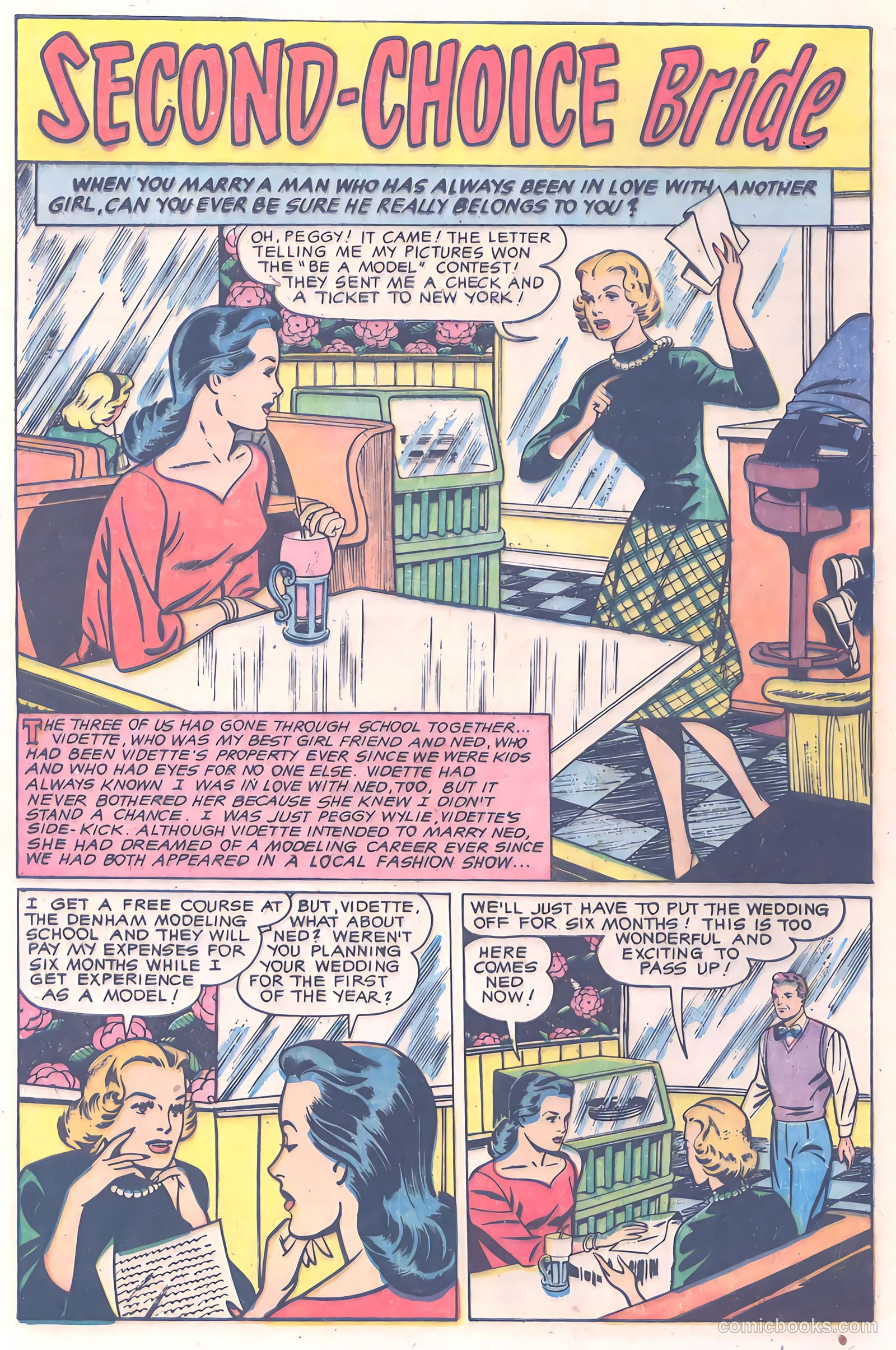 Glamorous Romances #57 (1952) — page 28 of 36