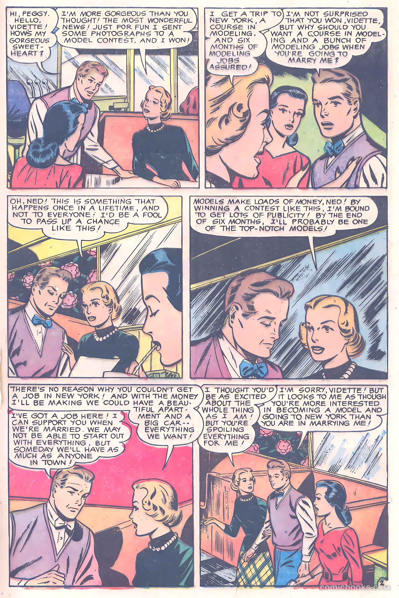 Glamorous Romances #57 (1952) — page 29 of 36