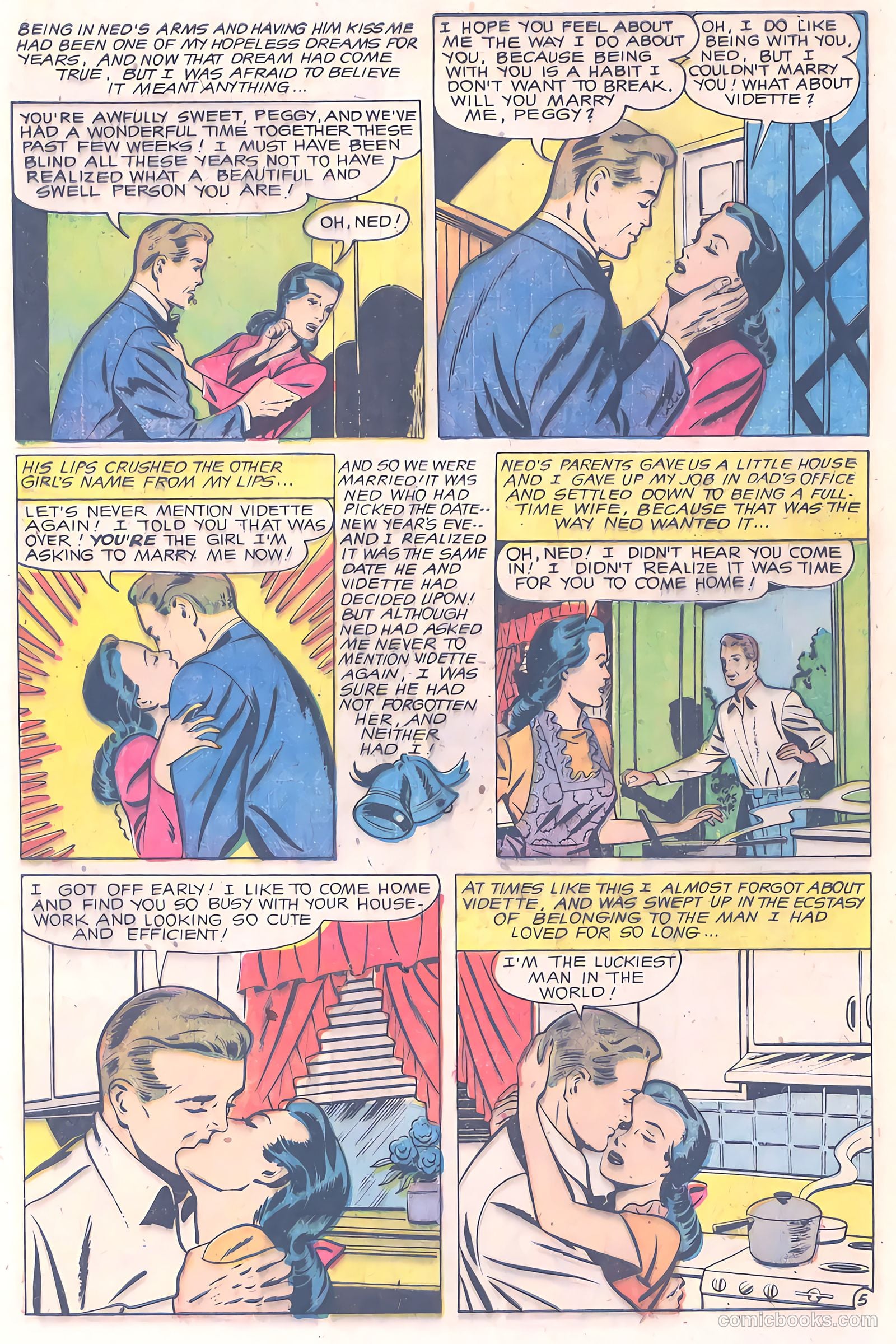 Glamorous Romances #57 (1952) — page 32 of 36