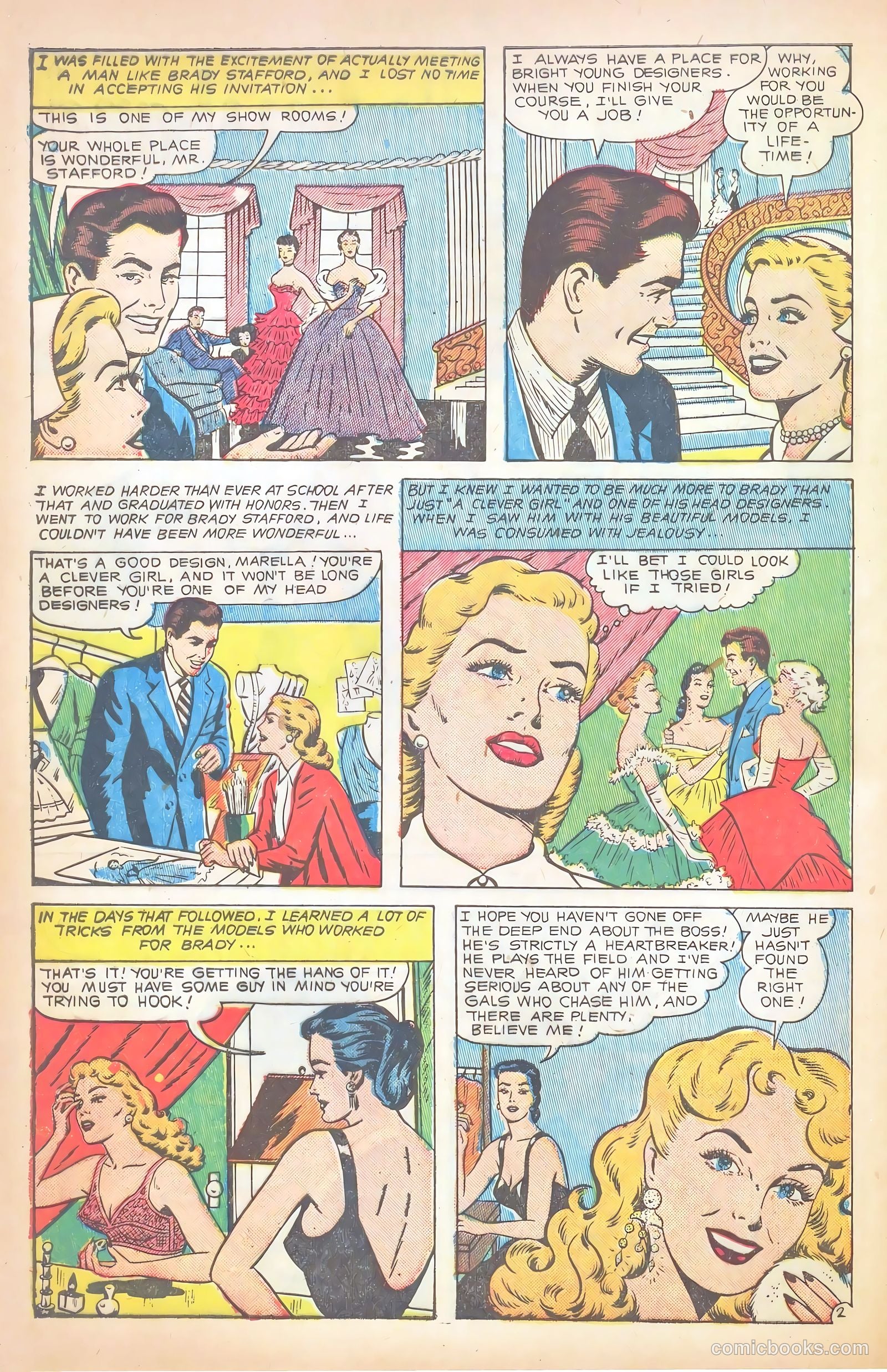 Glamorous Romances #58 (1952) — page 4 of 37