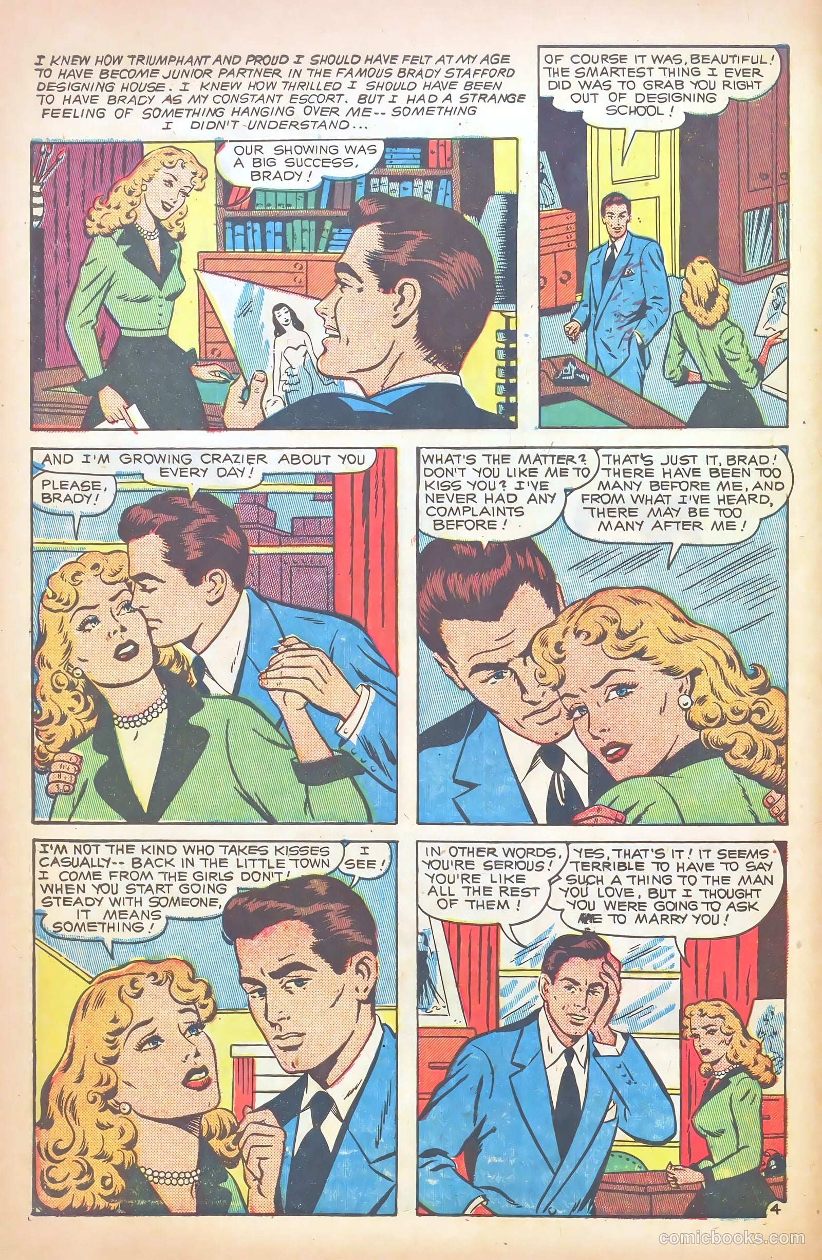 Glamorous Romances #58 (1952) — page 6 of 37