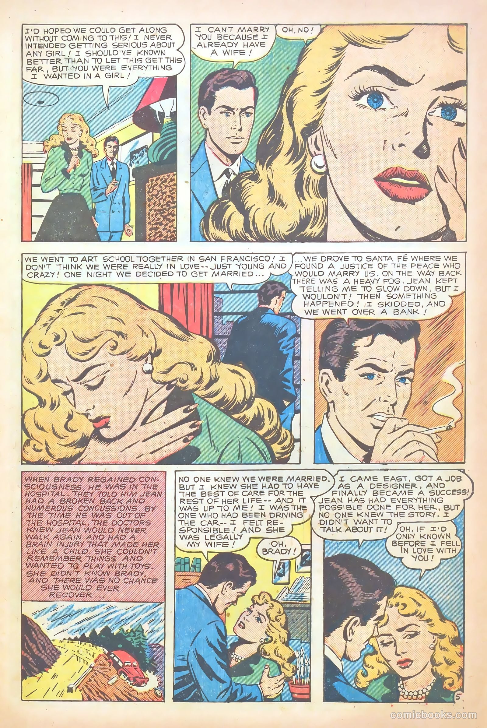 Glamorous Romances #58 (1952) — page 7 of 37