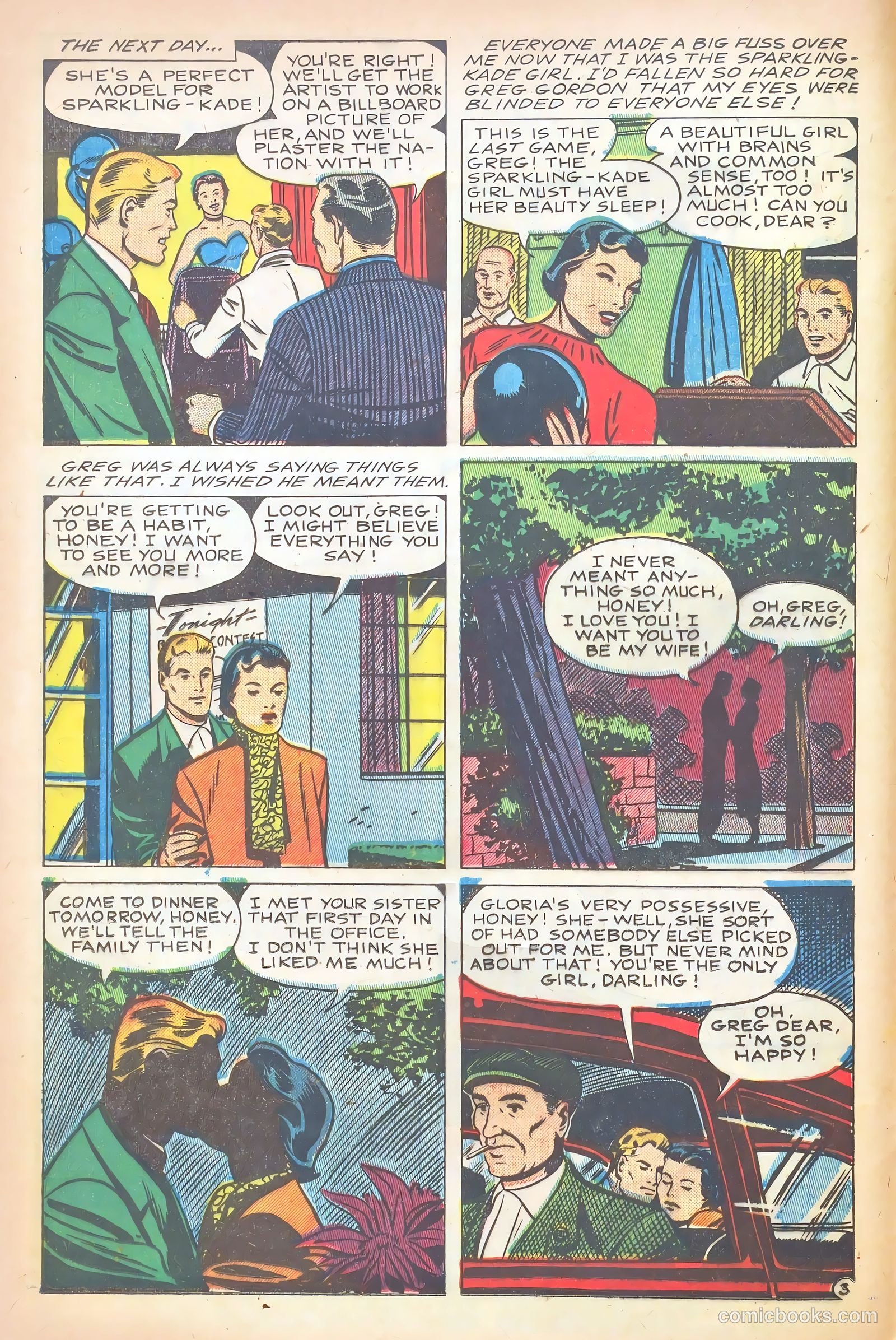 Glamorous Romances #58 (1952) — page 12 of 37
