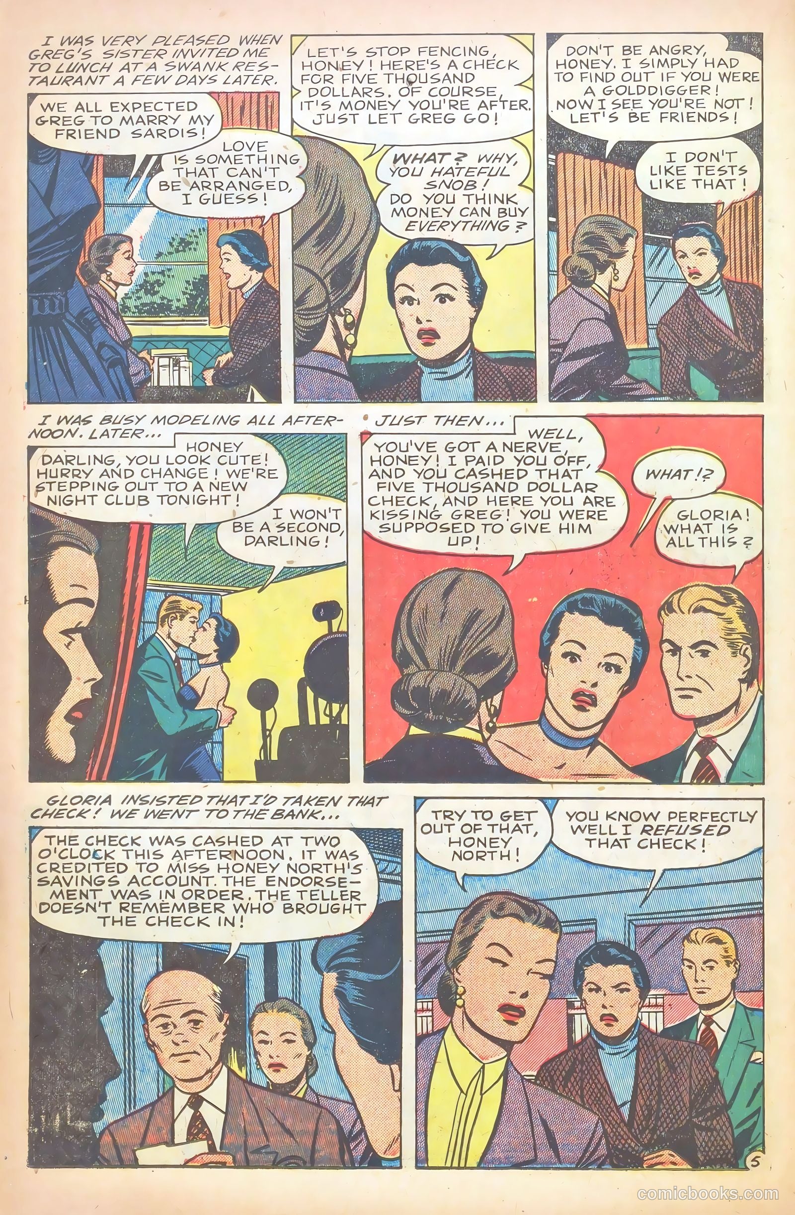 Glamorous Romances #58 (1952) — page 14 of 37