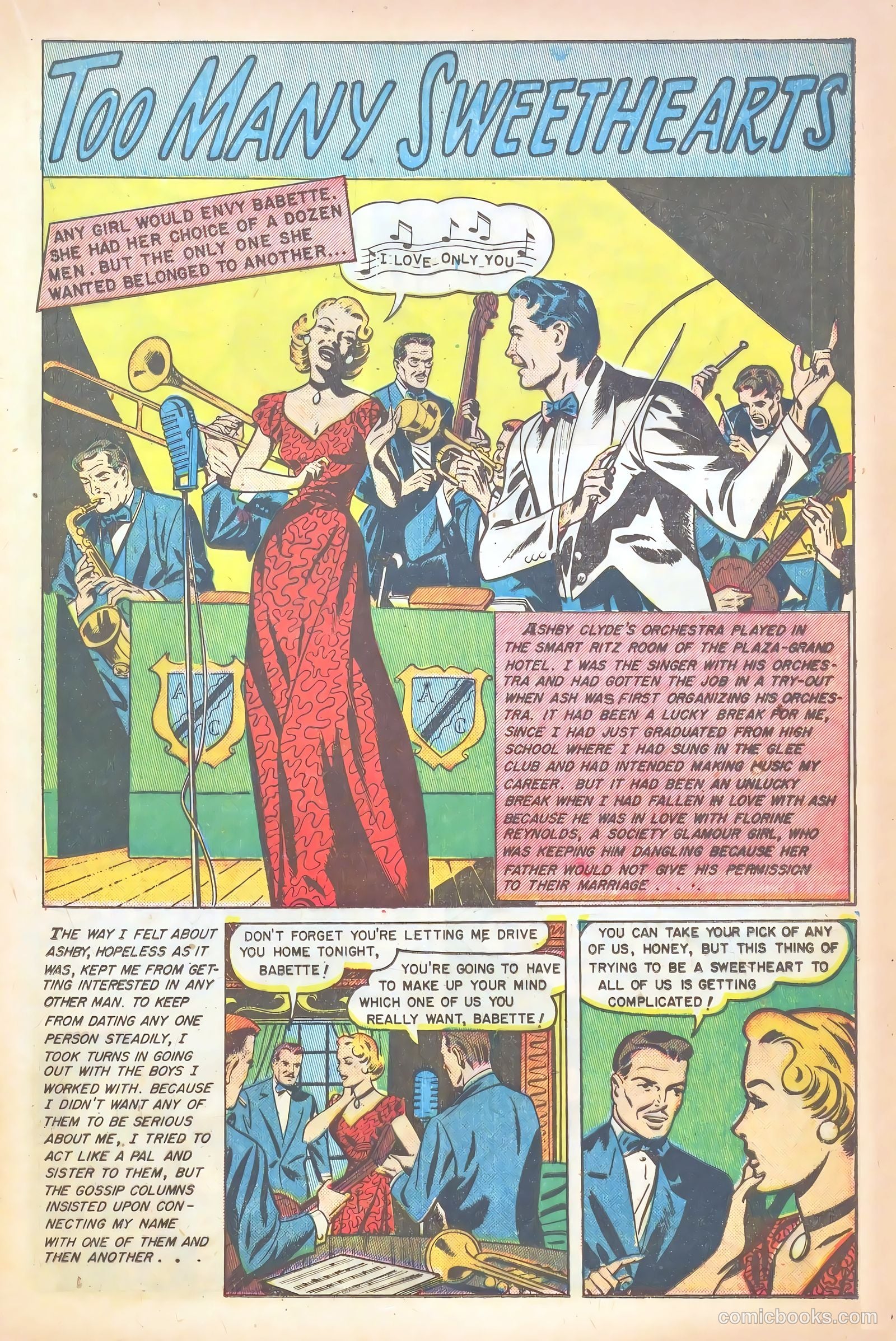 Glamorous Romances #58 (1952) — page 17 of 37