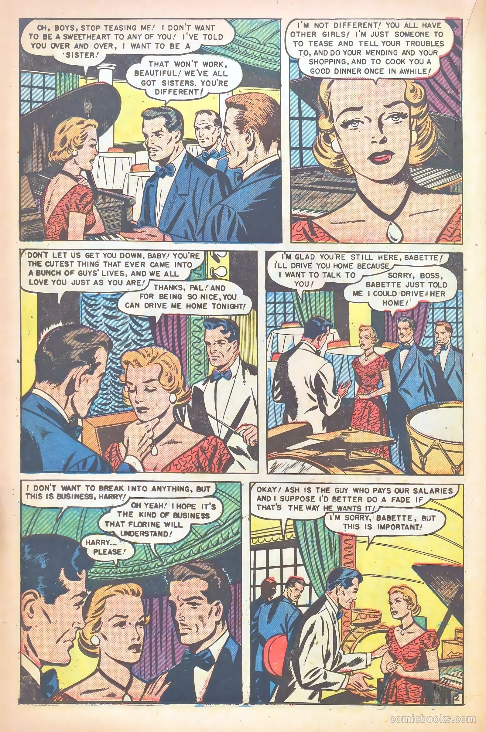 Glamorous Romances #58 (1952) — page 18 of 37