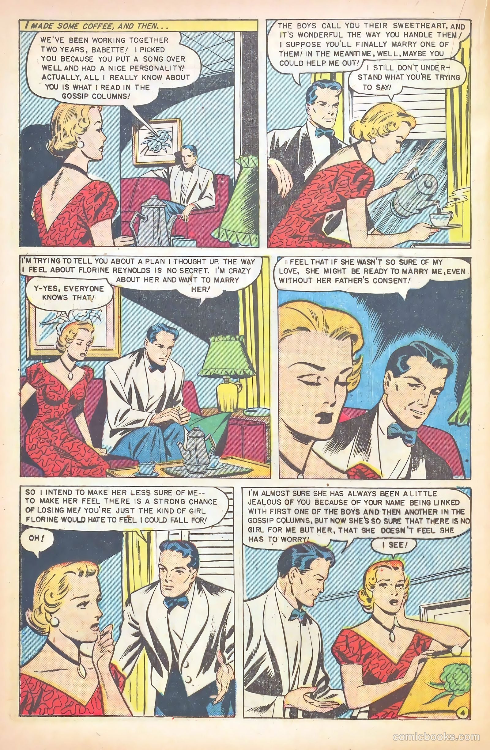 Glamorous Romances #58 (1952) — page 20 of 37