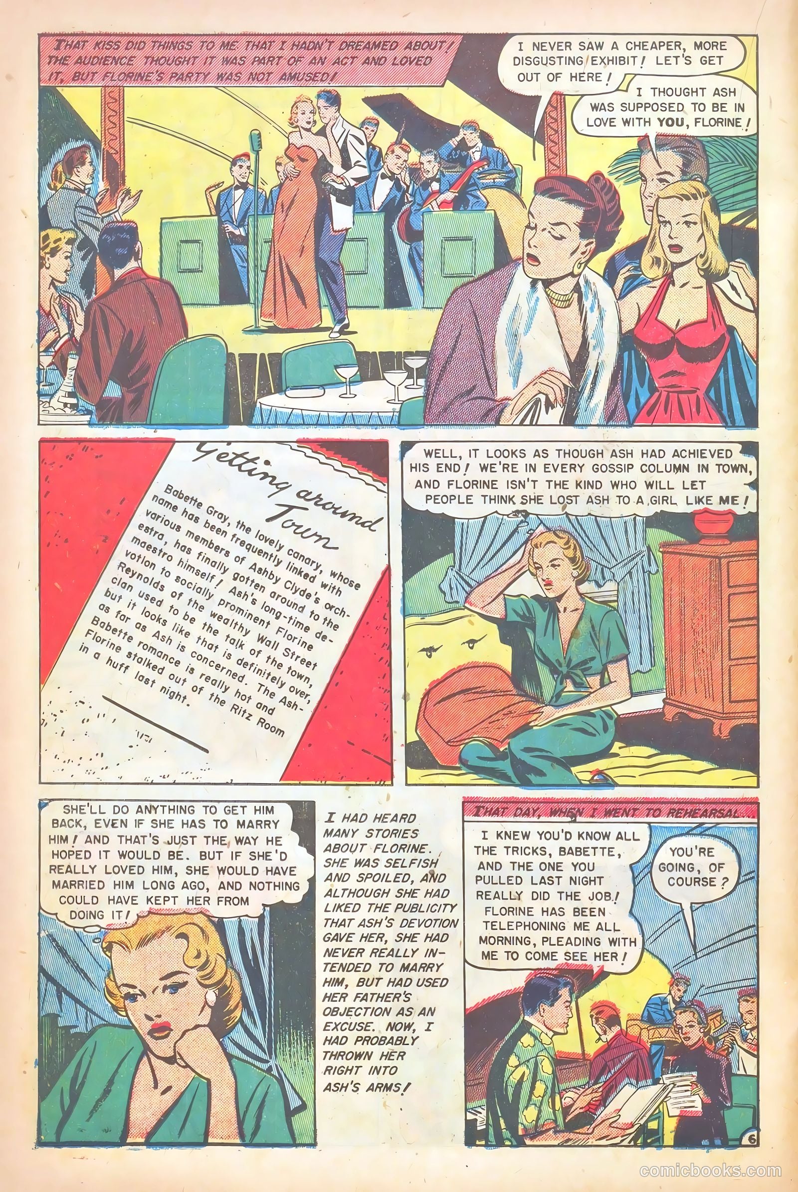Glamorous Romances #58 (1952) — page 22 of 37
